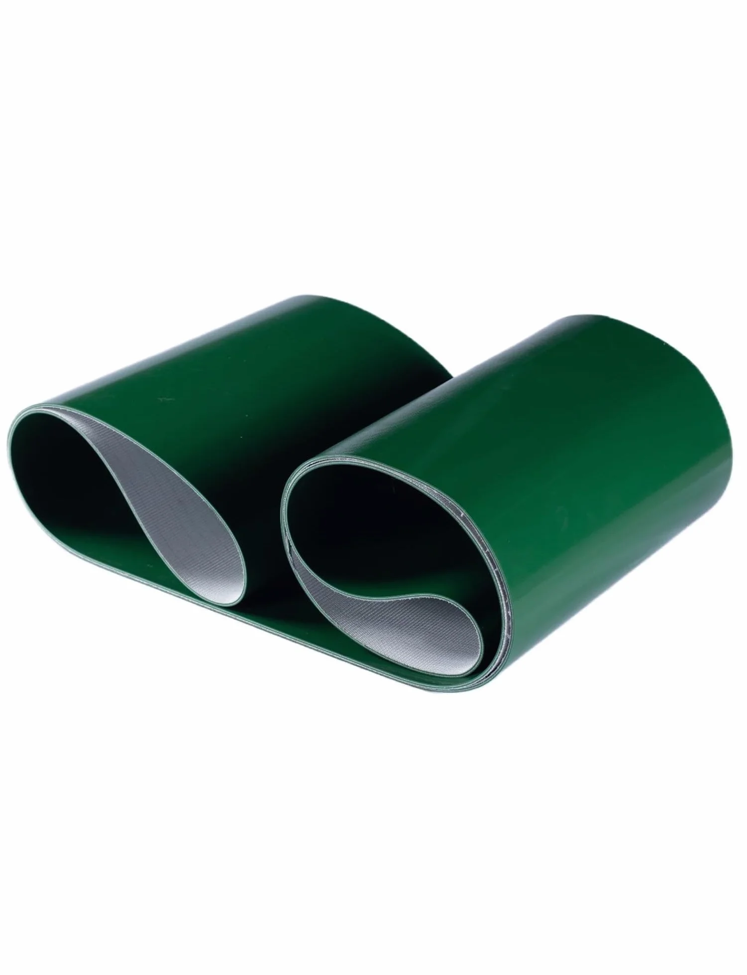 Nastro trasportatore in PVC, Nastro trasportatore in PVC da 4 mm, Verde, per fabbriche di Cereali, Nastri trasportatori in Materiale PVC per Linee di Produzione di fabbriche di imballaggio (