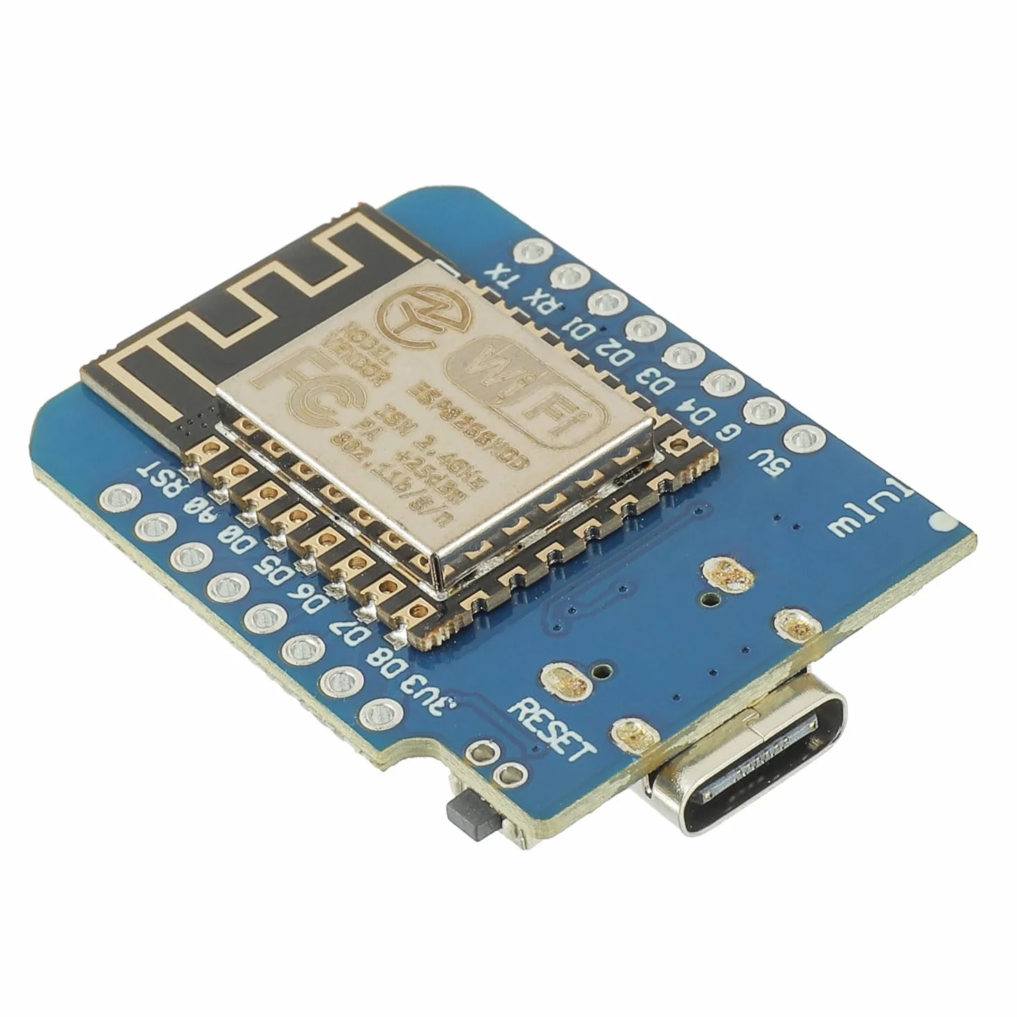 3 Pezzi ESP8266 Scheda di Sviluppo Mini ESP8266-12F NodeMCU Modulo WiFi Chip Interfaccia Type-C Compatibile con Arduino
