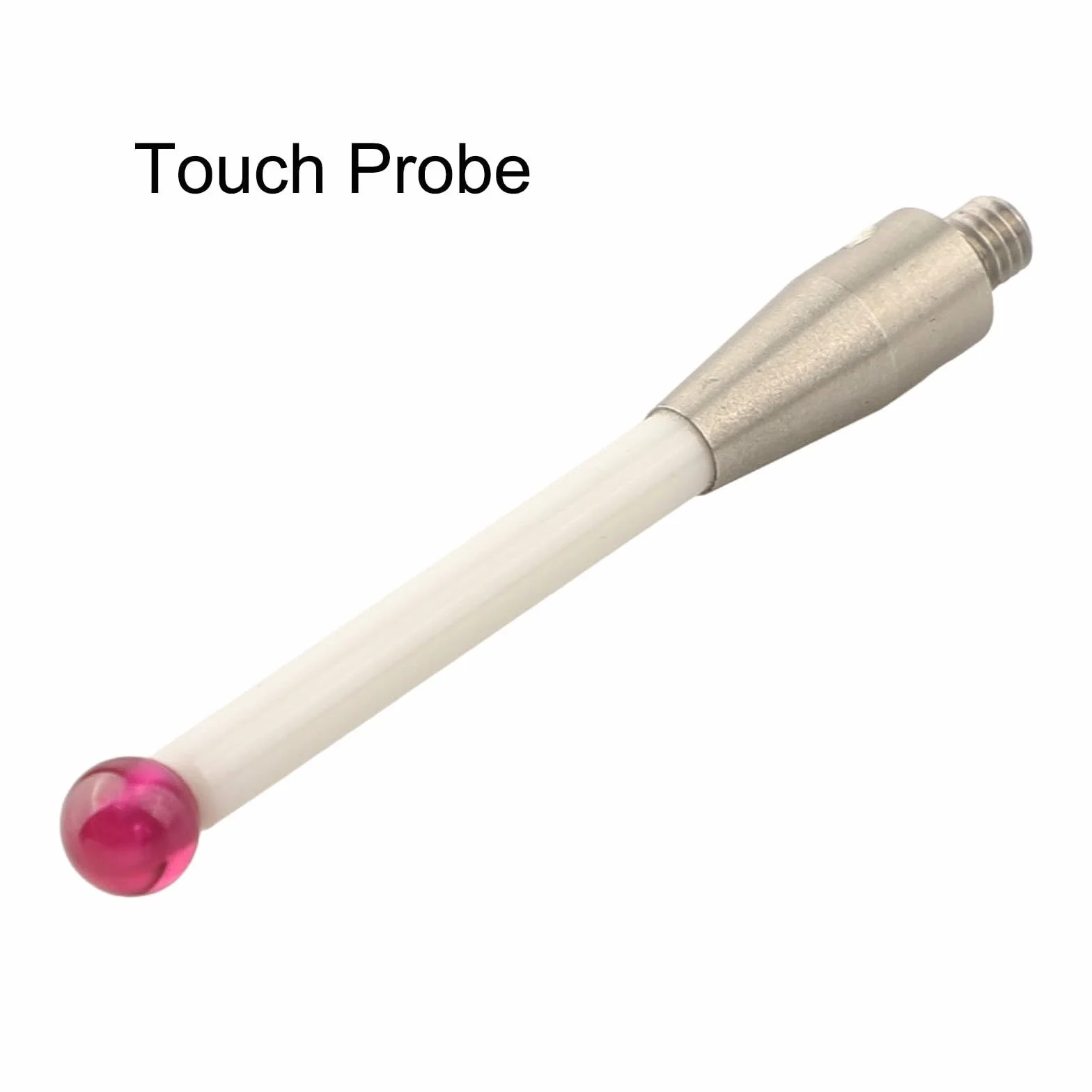Affidabile testa sonda CMM Touch progettata per sistemi CNC, con sfera da 6 mm e albero in porcellana (M4XL50X6.0 (solido))