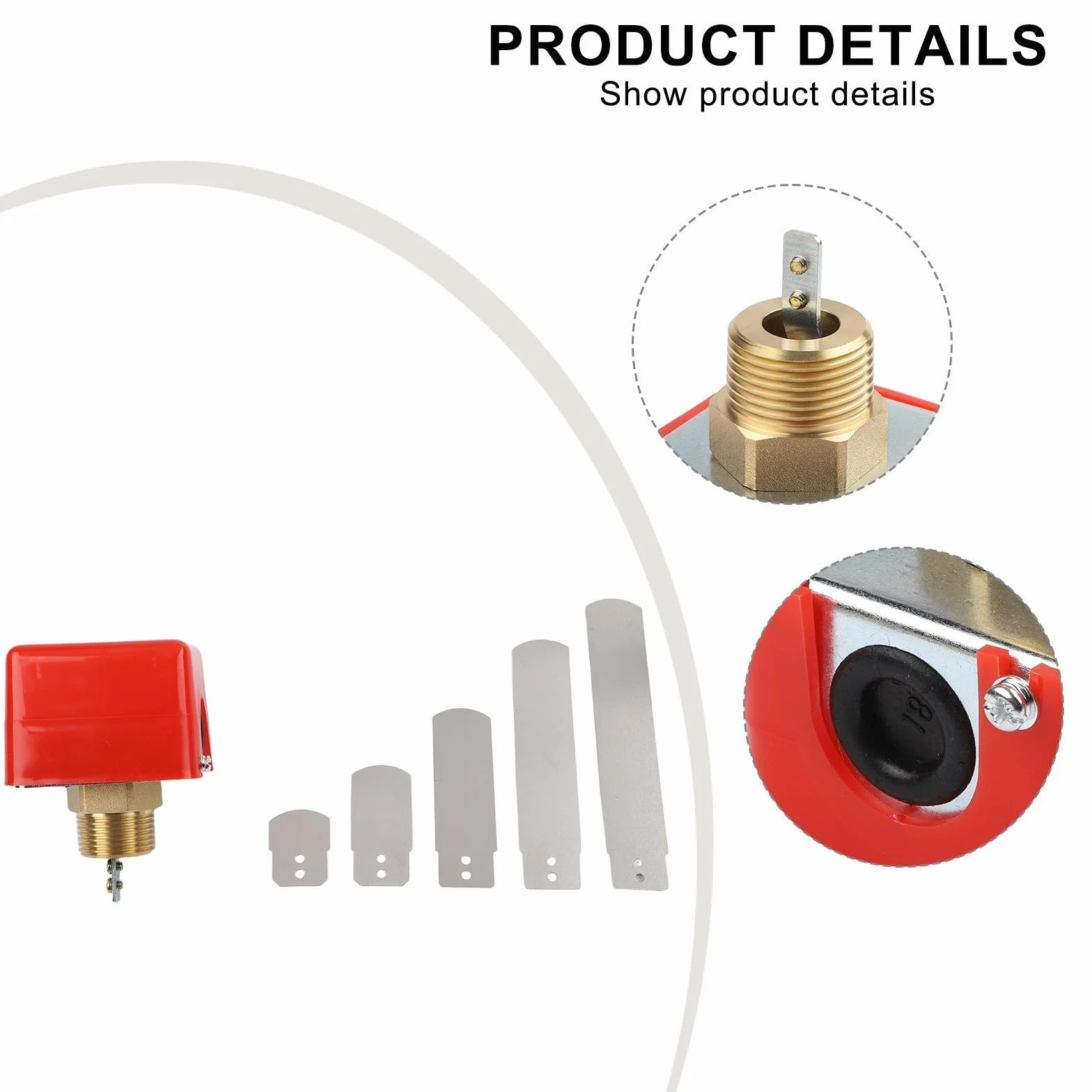 Automatico Ferro Paddle Acqua Flusso Interruttore Controller HFS-25 per Rilevamento e Controllo Liquidi