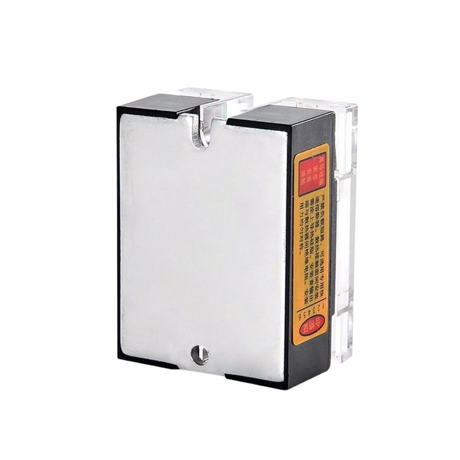 Relè a Stato Solido DC 3-32v Controllo DC 5-220v 10A25A40A60A80A100A120A Pasta Termica Gratuita con Coperchio Protettivo Monofase Relè(Size:DC-DC-120A)