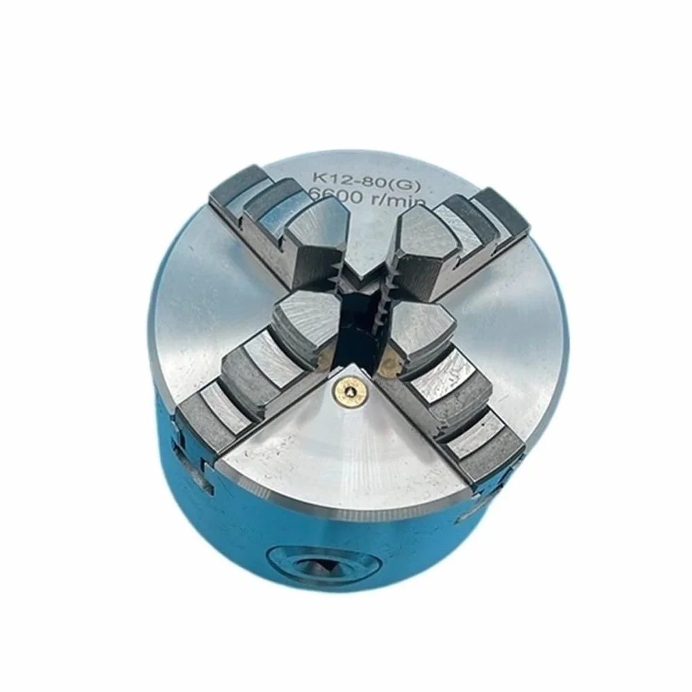 Mini Chuck 80mm Chuck K12-80 Autocentrante 4 Griffe Manuale Mini Chuck