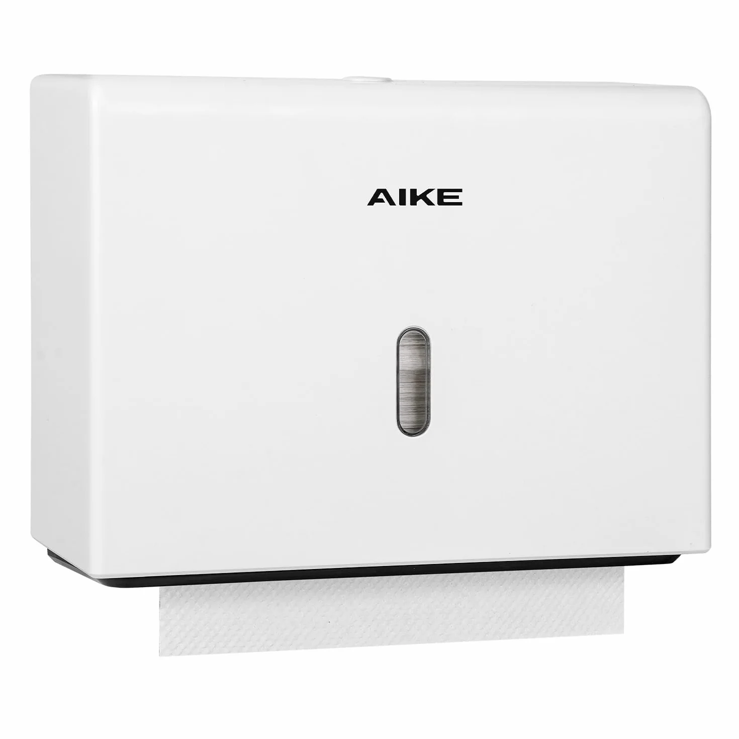 AIKE Dispenser Carta Asciugamani Commerciale 200 Fogli Z-Fold Multifold 25.4x7.8 cm Bianco