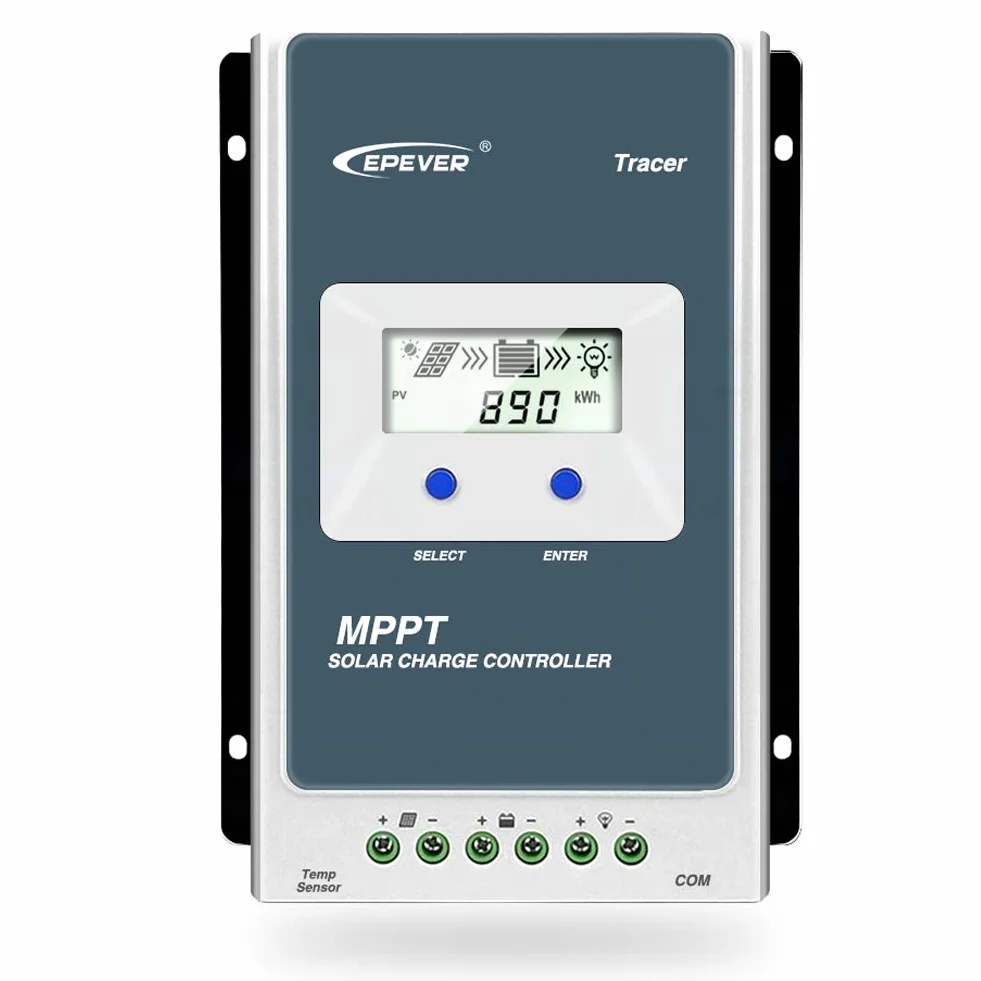 EPEVER Qaurora MPPT Solar Charge Controller Tracer AN Serie 20A con 12V / 24V DC Identificazione Automatica della Tensione di Sistema(30A)