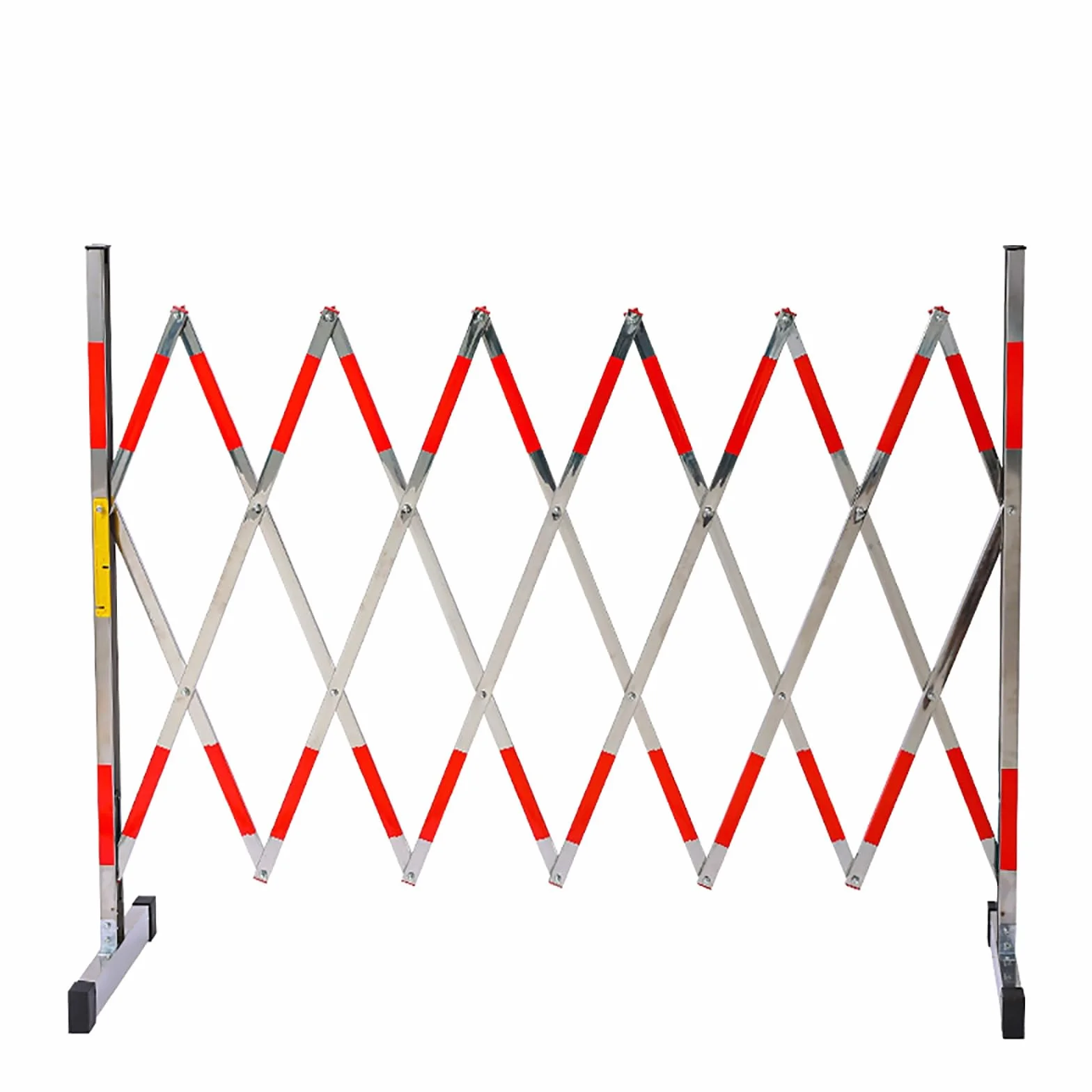 NEONMAN Barricata di Traffico Retrattile Barriera Industriale Espandibile Recinzione Retrattile in Acciaio Inossidabile Facile da Spostare, Forte Capacità di Carico Applicabile alle Stazioni(1.2x2.5m)