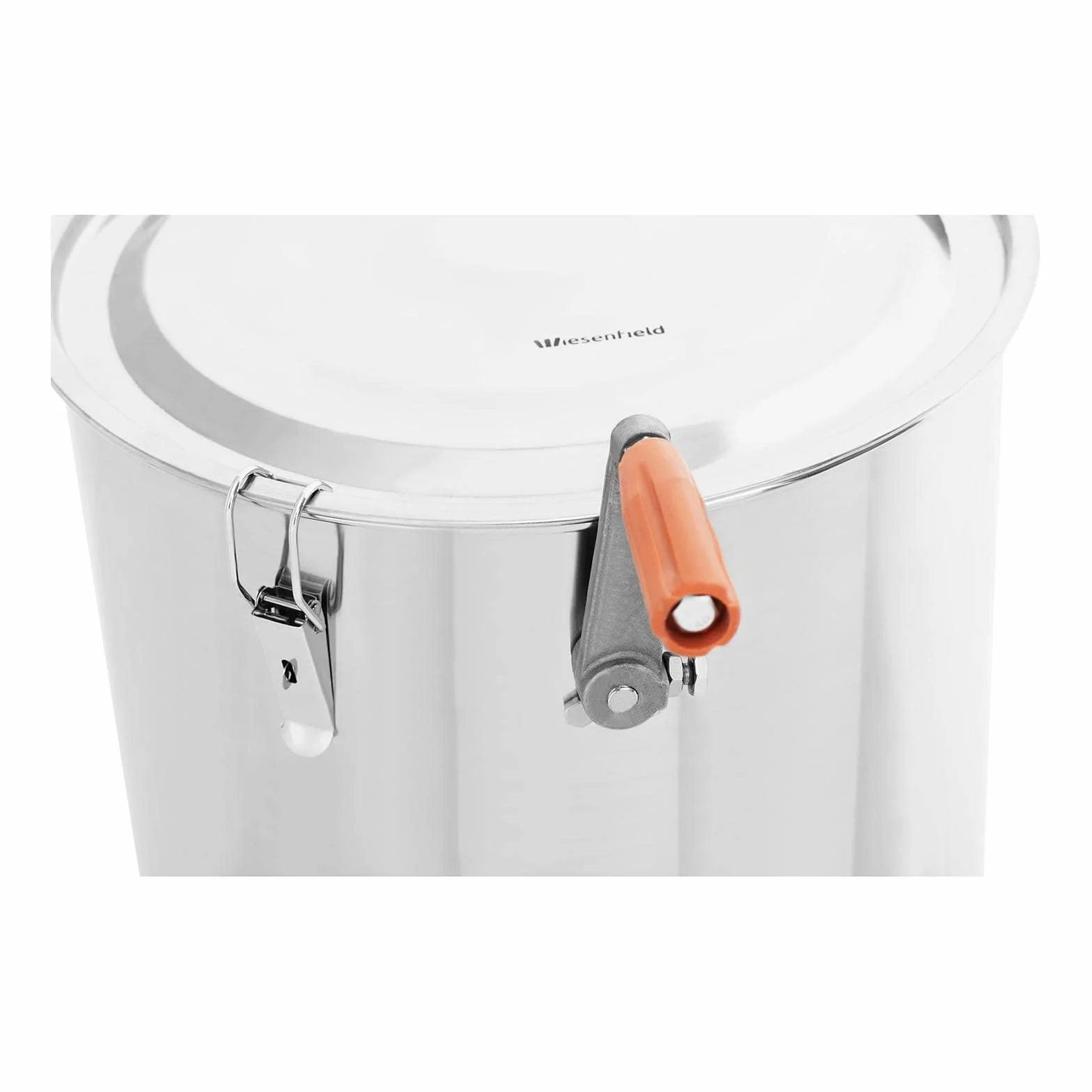 Smielatore Manuale Tangenziale Estrattore Per Miele Inox Professionale WIHE-02201 (2 Favi, Acciaio Inox, Plastica, Tangenziale)