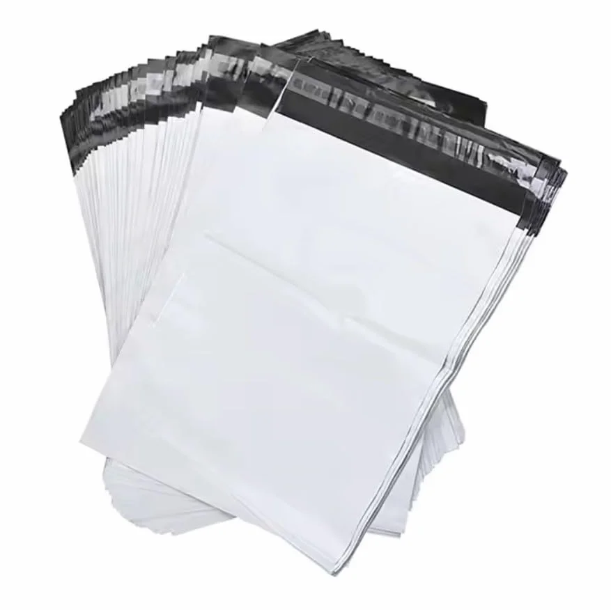 1000 sacchetti per spedizione, 240 x 350 mm, in LDPE COEX, autoadesivi, colore nero/bianco