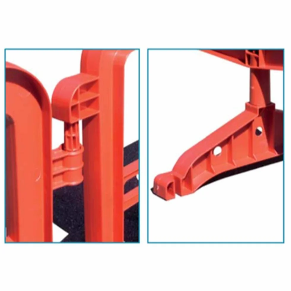 Transenna in plastica (PP) stradale, Mis. 200 x 102 cm, colore rosso