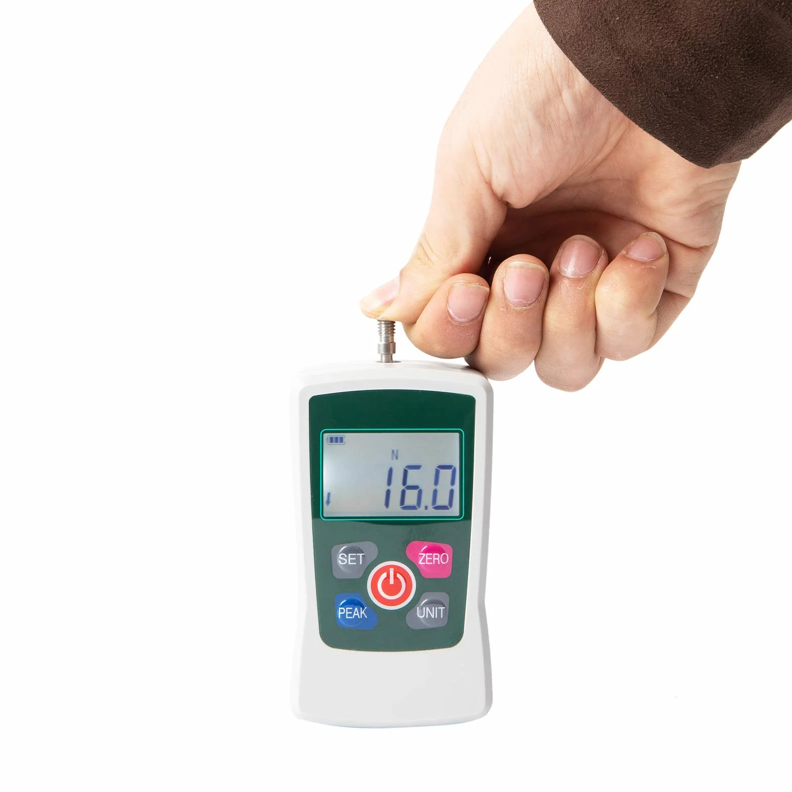 Beslands Misuratore di Forza Digitale,Force Gauge Push Pull, AMF-500 dinamometro digitale portatile multimetro (N-kg-lb-Oz)