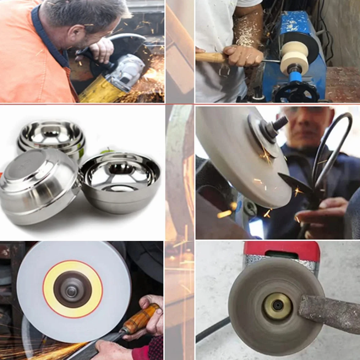 Mola da Banco Corindone Bianco 125mm 12.7mm 16mm 120 Grit