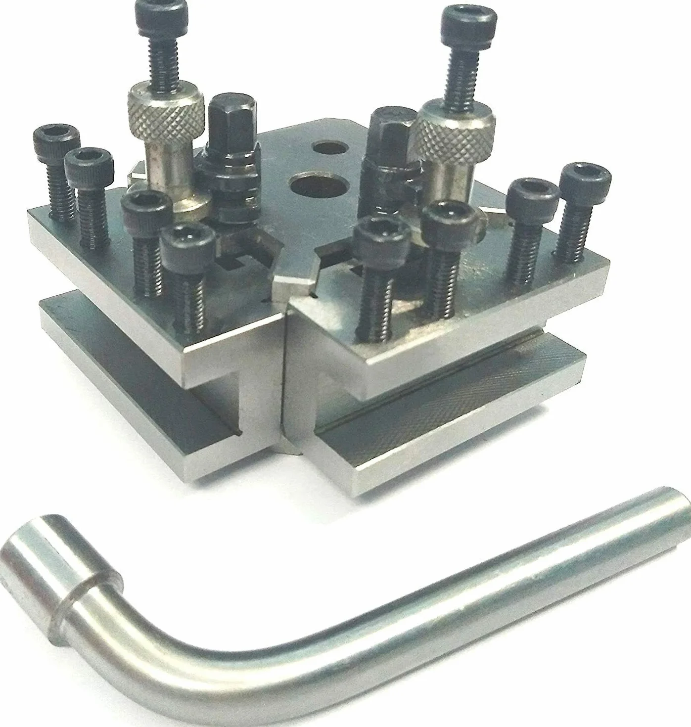 Set di posti portautensili T37 a cambio rapido + 2 supporti con filettatura di montaggio 11/8 X 12 TPI e tornio altezza centro 90-115 mm