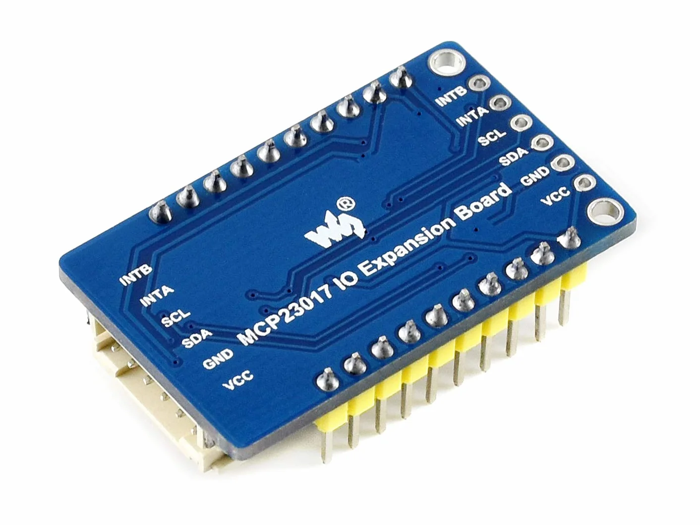 Waveshare MCP23017 IO Expansion Board I2C Interface Expands 16 I/O Pins Compatible with Both 3.3V and 5V Levels