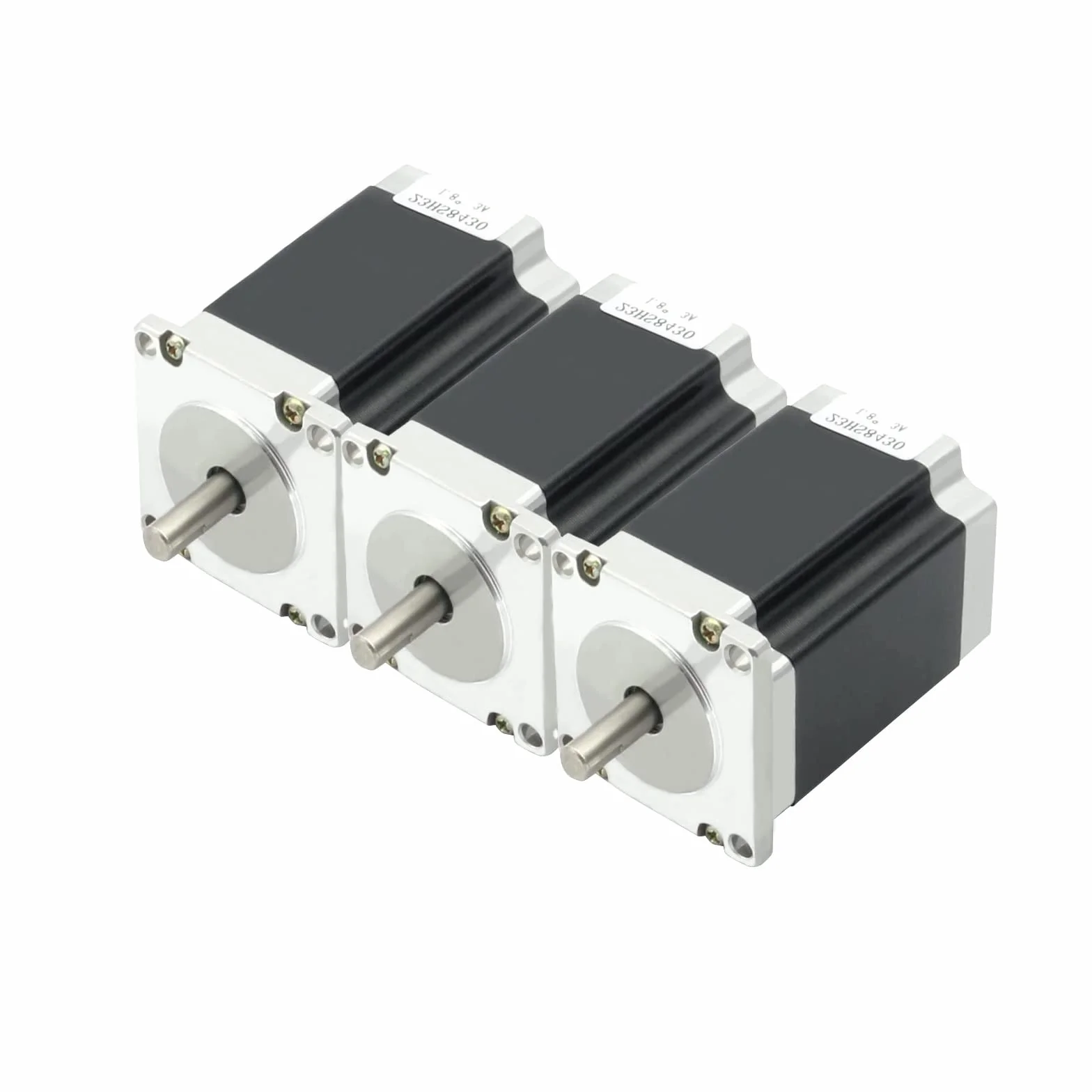 RATTMMOTOR - 3 motori passo-passo Nema 23, 1,8 Nm (270 oz.in) 3A, 1,8 gradi, 4 fili, 57x76 mm per stampante 3D/fresa CNC (23HS8430)
