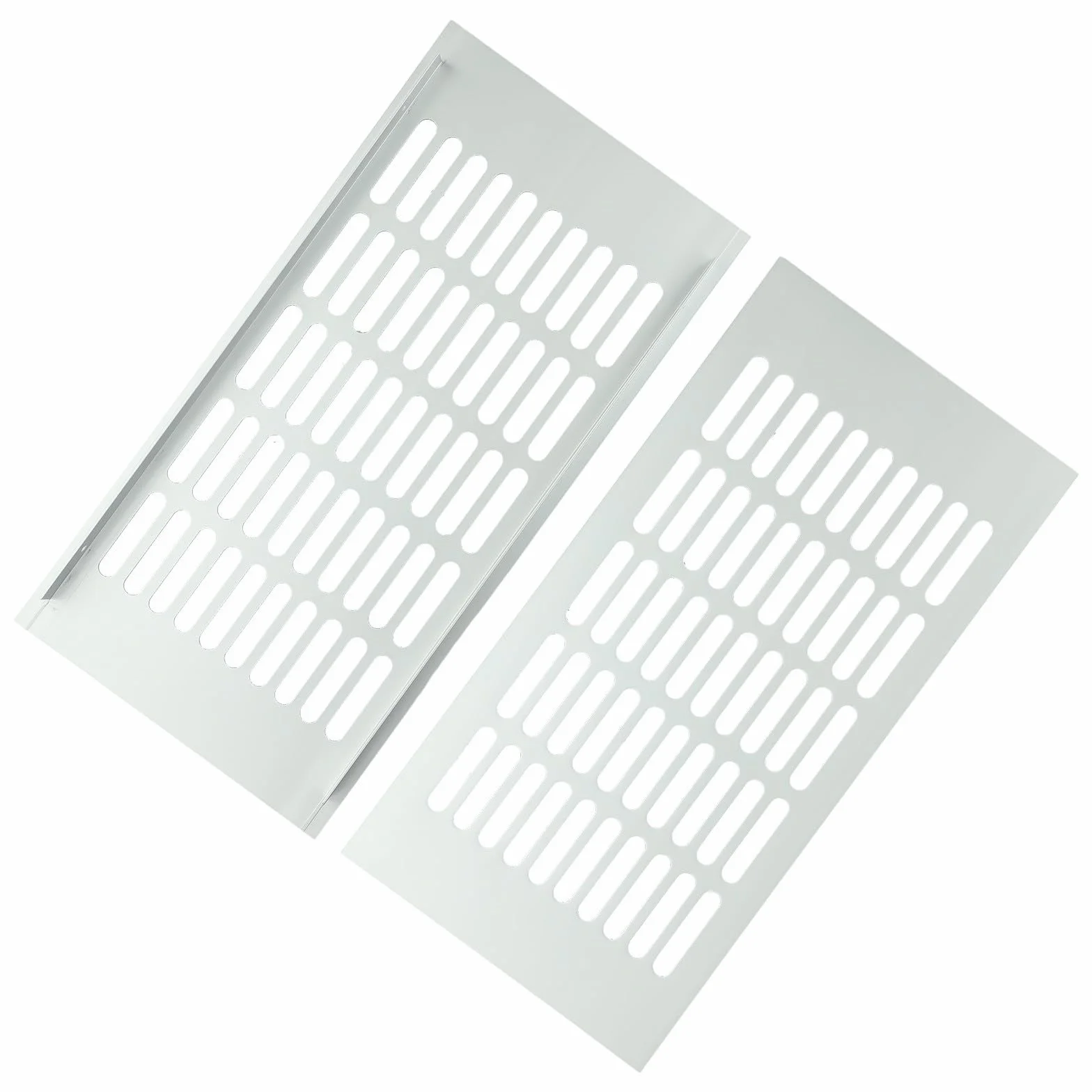 Copertura per griglia di ventilazione, 150 mm, design elegante in lega di alluminio, per armadi e armadi per computer (150 x 300 mm)