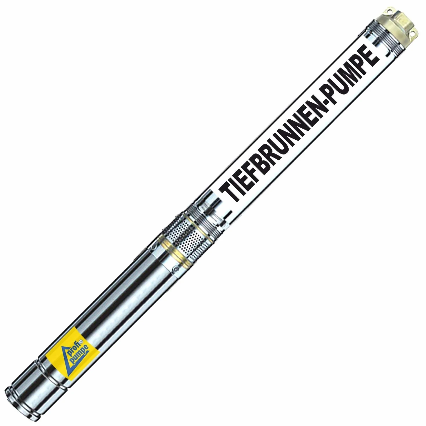 AMUR Pompa per Pozzi Profondi da 2,5" Sommessa in Acciaio Inossidabile e Ottone, 550Watt, 8,5 Bar, 2400 l/h, 25m di Profondità, Pompa per Pozzi Brunnen-Star-550-5