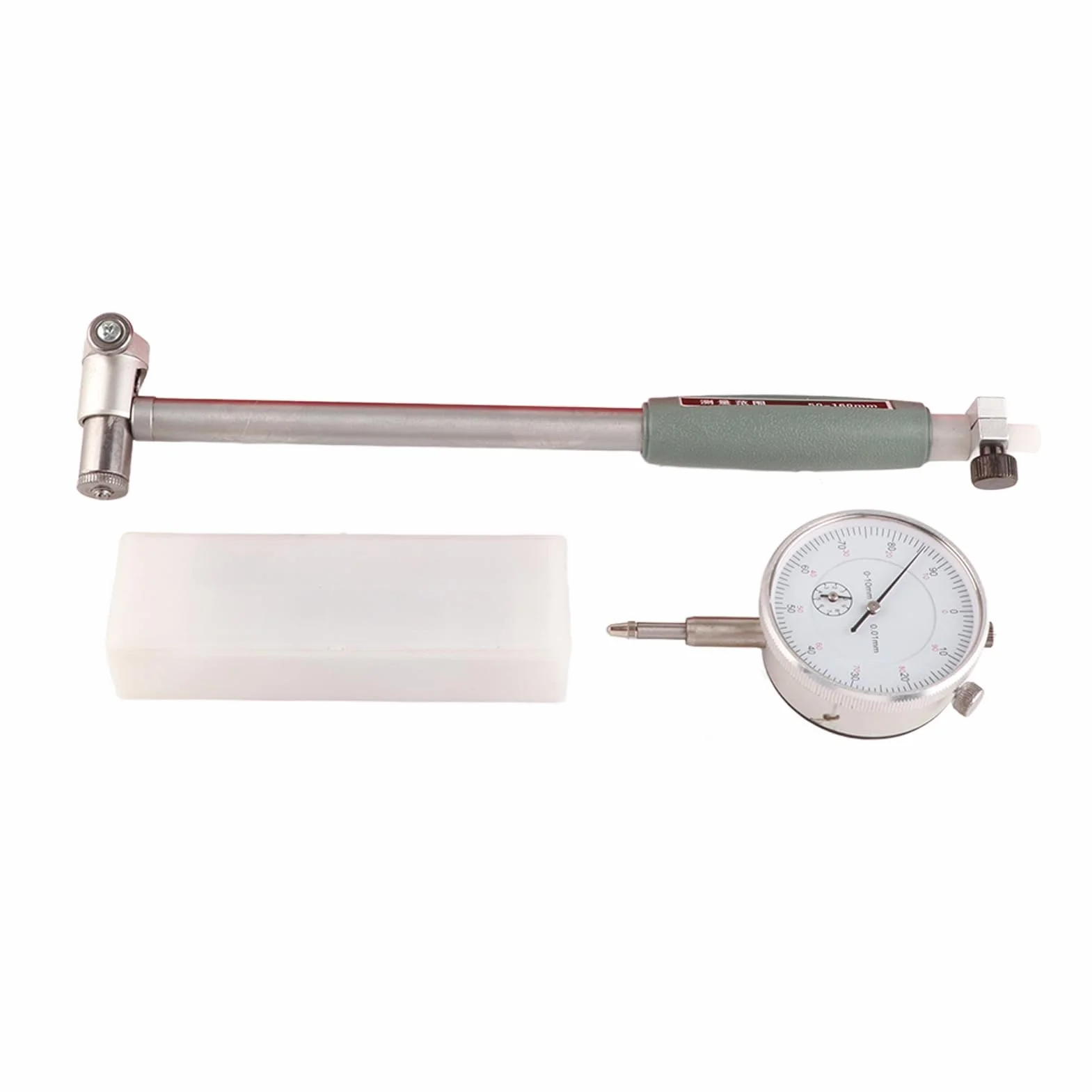 Calibro a Lancetta per Misurazione Fori Interni di Cilindri Motori da 50 a 160 mm con Precisione 0.01 mm Kit di Misurazione Completo