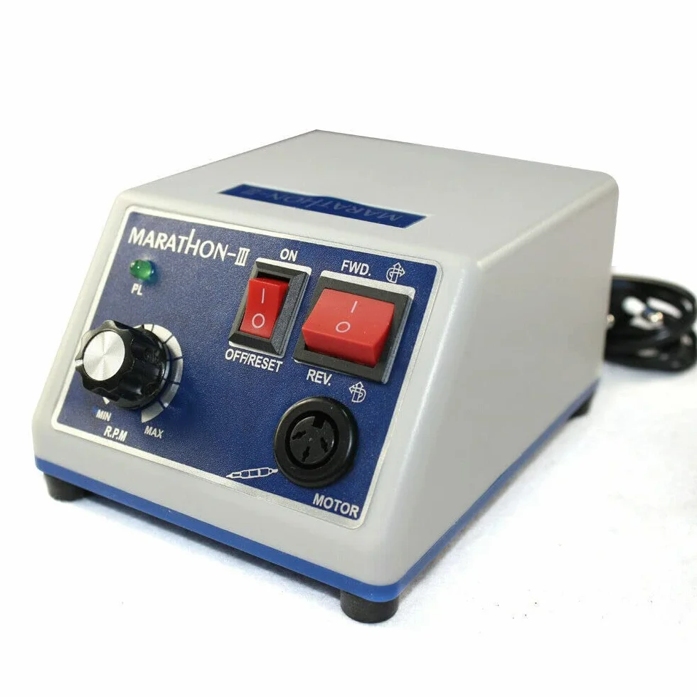 N10 - Micromotore da laboratorio 0-35,000 rpm, motore elettrico per lucidatura Straight& Contra Aangle manipolo 35 K attrezzatura da laboratorio