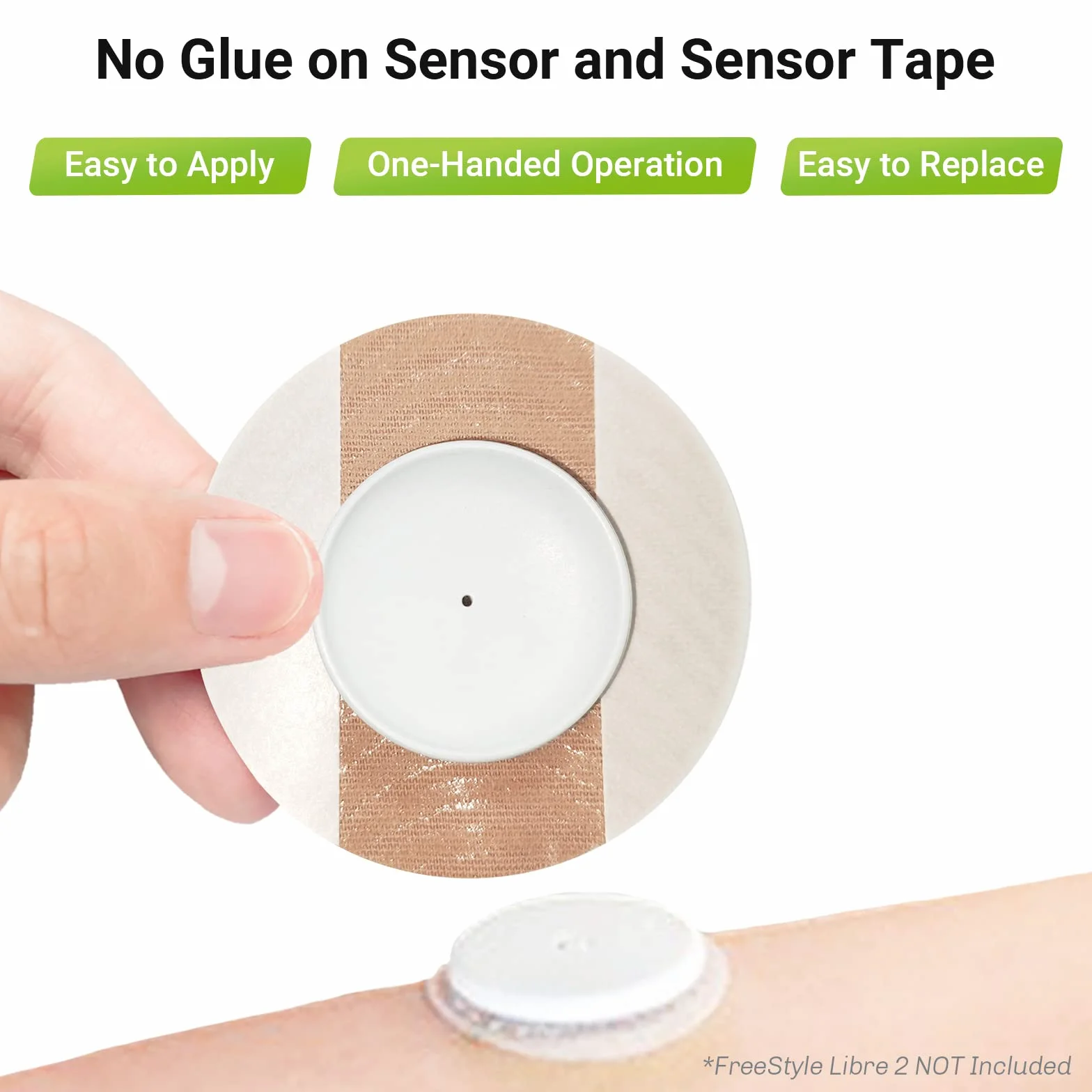 2 custodie protettive rigide per sensore Freestyle Libre 1/2, durevoli, riutilizzabili, facili da applicare