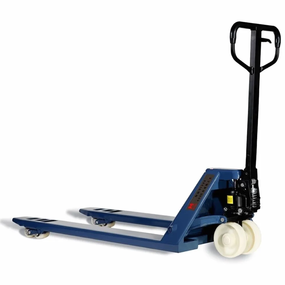 Pesante Pallet Jack 6000lb Capacità 48" L x 27" W Carrello elevatore standard manuale per pallet per uso magazzino Ideale per movimentazione materiale