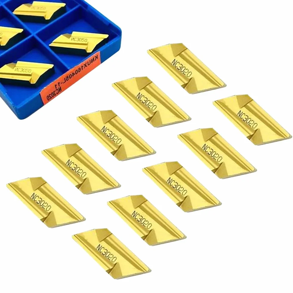 SPORTARC 10pcs KNUX160405R-11 NC3020 inserti di tornitura in carburo indicizzabili 10 pz Per DKJNR strumento Rght