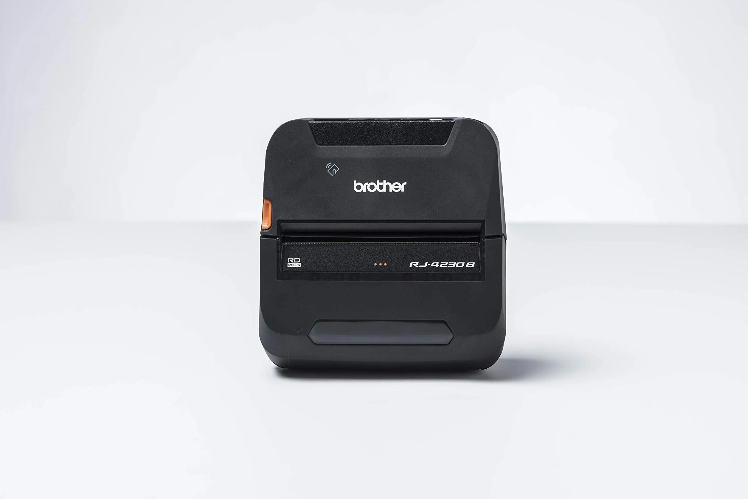 Brother RJ4230B | Stampante portatile fino a 4" | Termica diretta | USB, Bluetooth e NFC | Fino a 127 mm/sec | Colore Nero