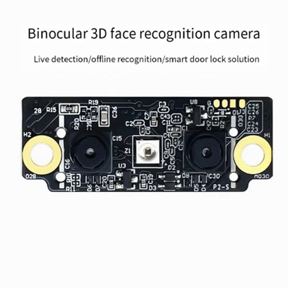 FM225 Modulo di Riconoscimento Facciale 3D con Telecamera A Infrarossi Binoculare Rilevamento Live Riconoscimento Offline per Smart Home