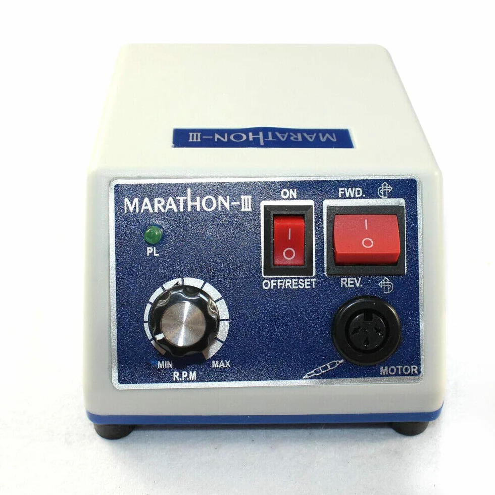 N10 - Micromotore da laboratorio 0-35,000 rpm, motore elettrico per lucidatura Straight& Contra Aangle manipolo 35 K attrezzatura da laboratorio