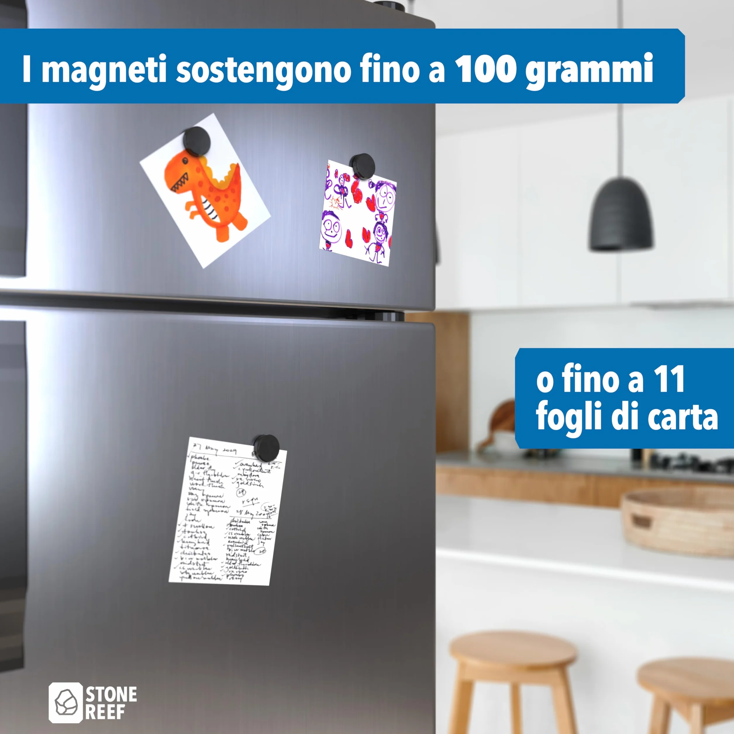 Magneti flessibili extra forti 65 pezzi 17,6 mm x 4,9 mm resistenti al calore e alla corrosione