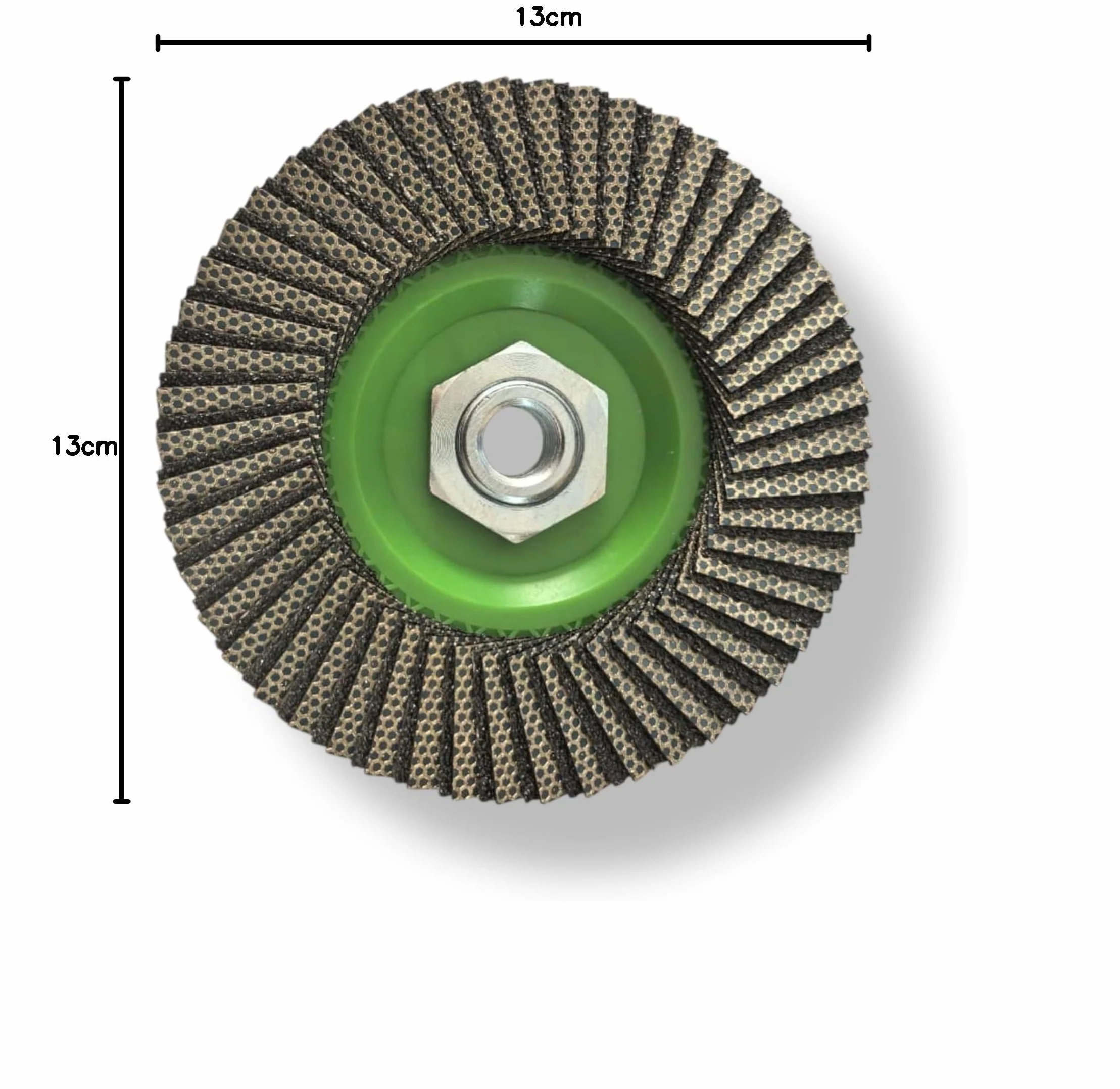 Disco diamantato a lamelle Ø125 mm grana 60 – taglio, sgrossatura e finitura piastrelle, gres porcellanato, pietra – per smerigliatrice – Outillage Carreleur 2.0