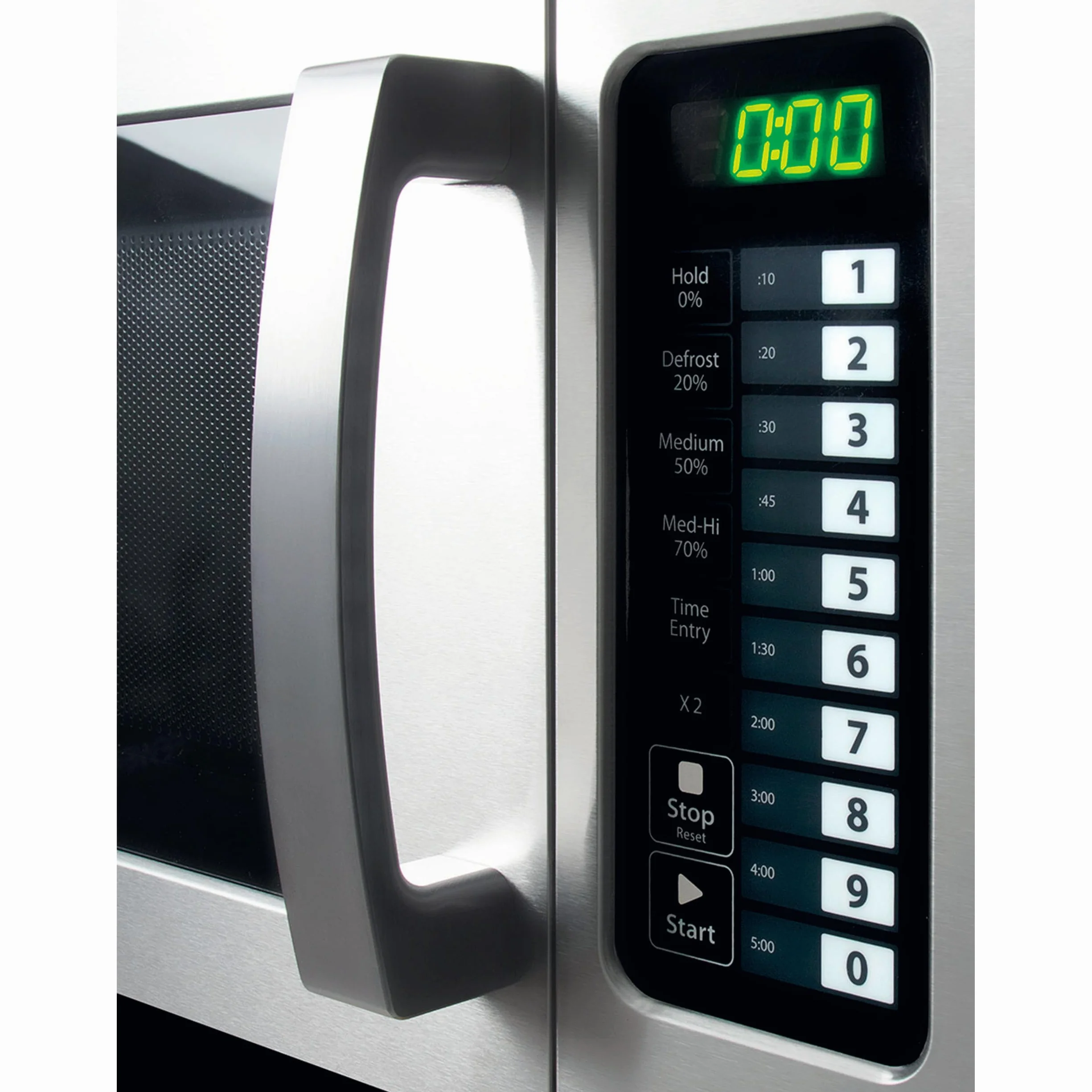 Beko Professional PRO 25IX_BP - Forno a microonde, capacità 25 litri, in acciaio inox, 36,4 x 51,1 x 31,1 cm, senza piatto girevole, finestra in ceramica