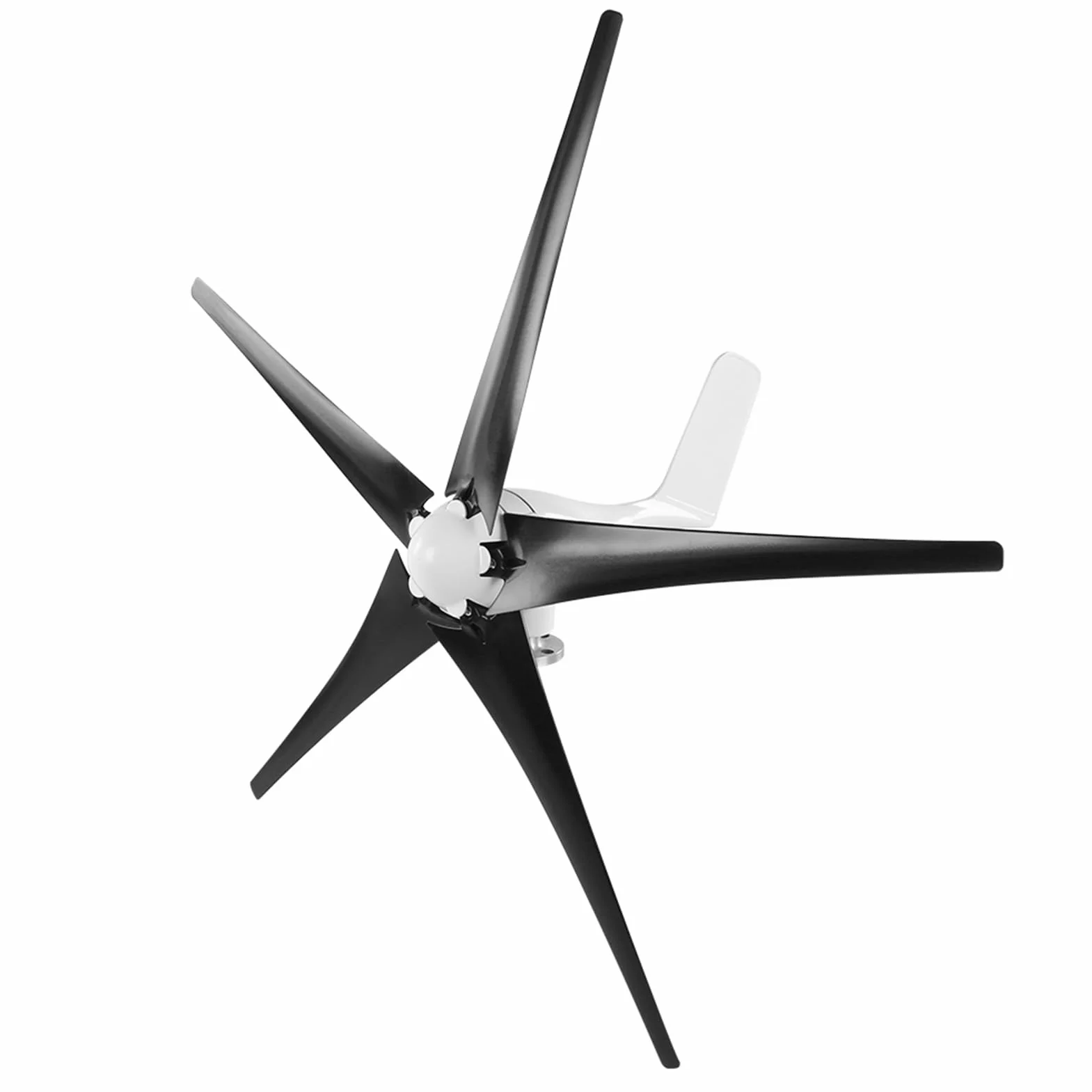 Generatore di turbina eolica, Generatore di mulino a vento 800W Turbina eolica Regolatore del vento 5 pale, Convertitori di energia rinnovabile (24V)