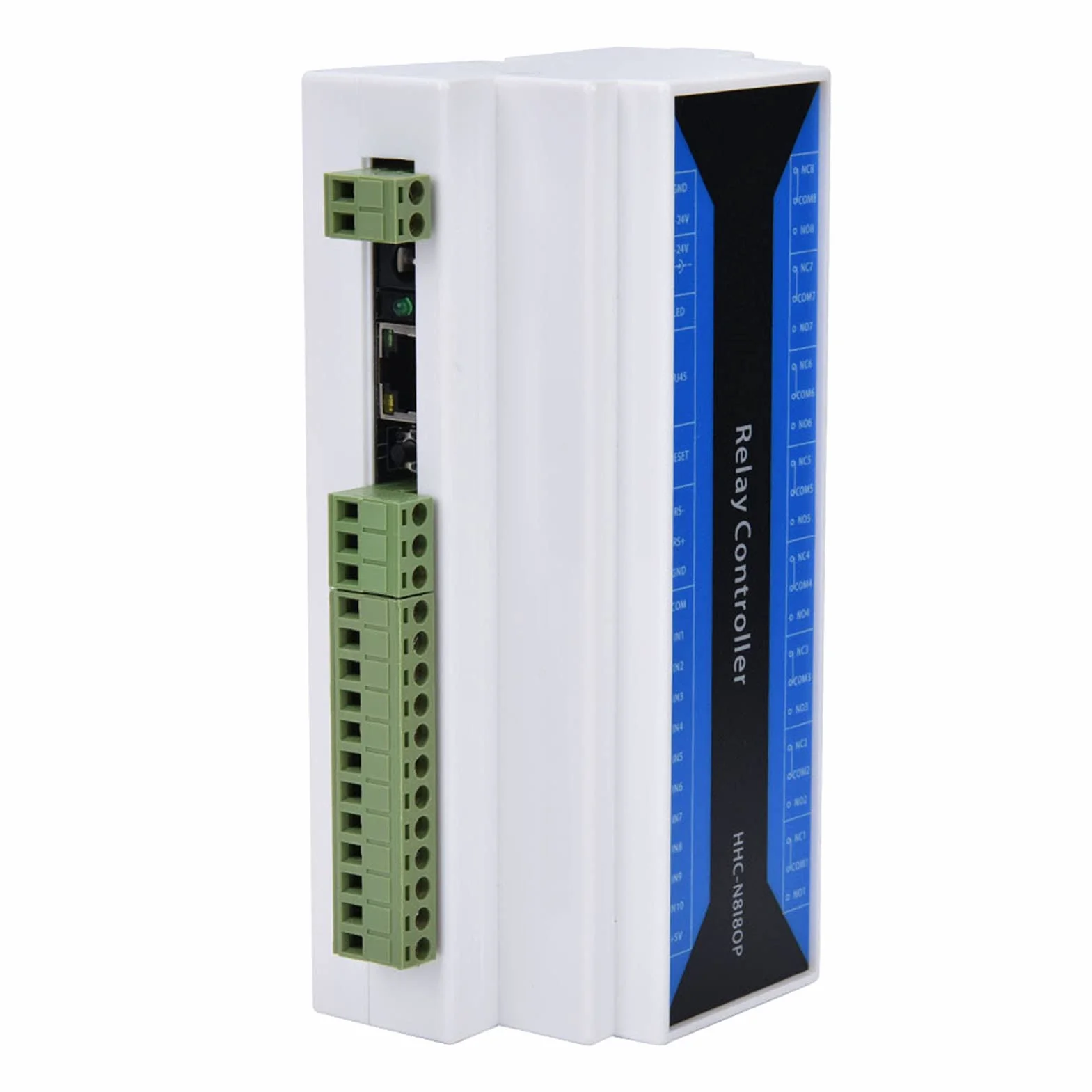 Modulo relè a 8 canali, Modulo relè da Ethernet a RS485, Modulo relè di rete con interruttore di controllo remoto per rete industriale