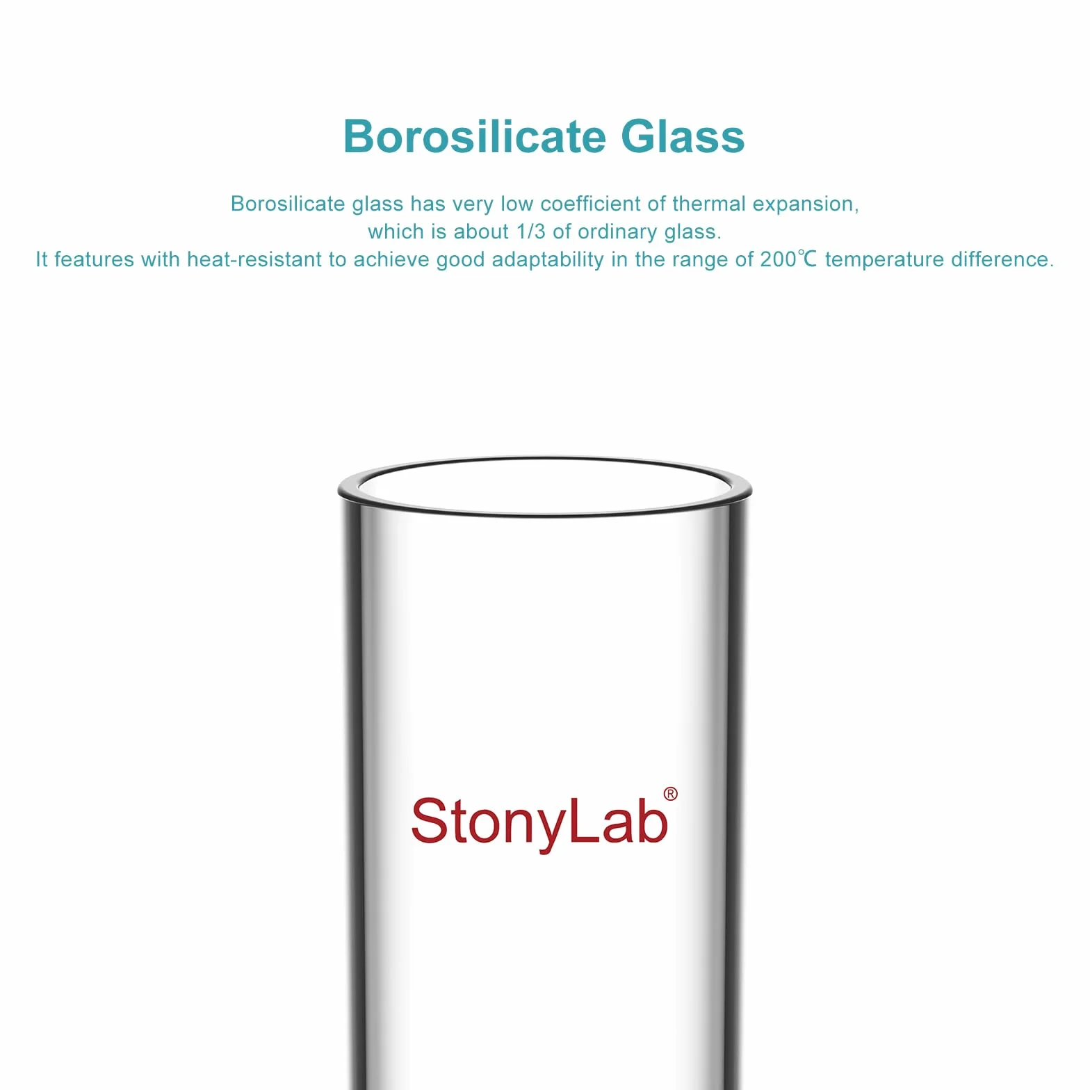 stonylab Ditale per Estrazione in Vetro, Media Porosità Ditale per Estrazione in Vetro Borosilicato con 30 mm DI 35 mm OD e 100 mm di Altezza per Apparato di Estrazione Soxhlet