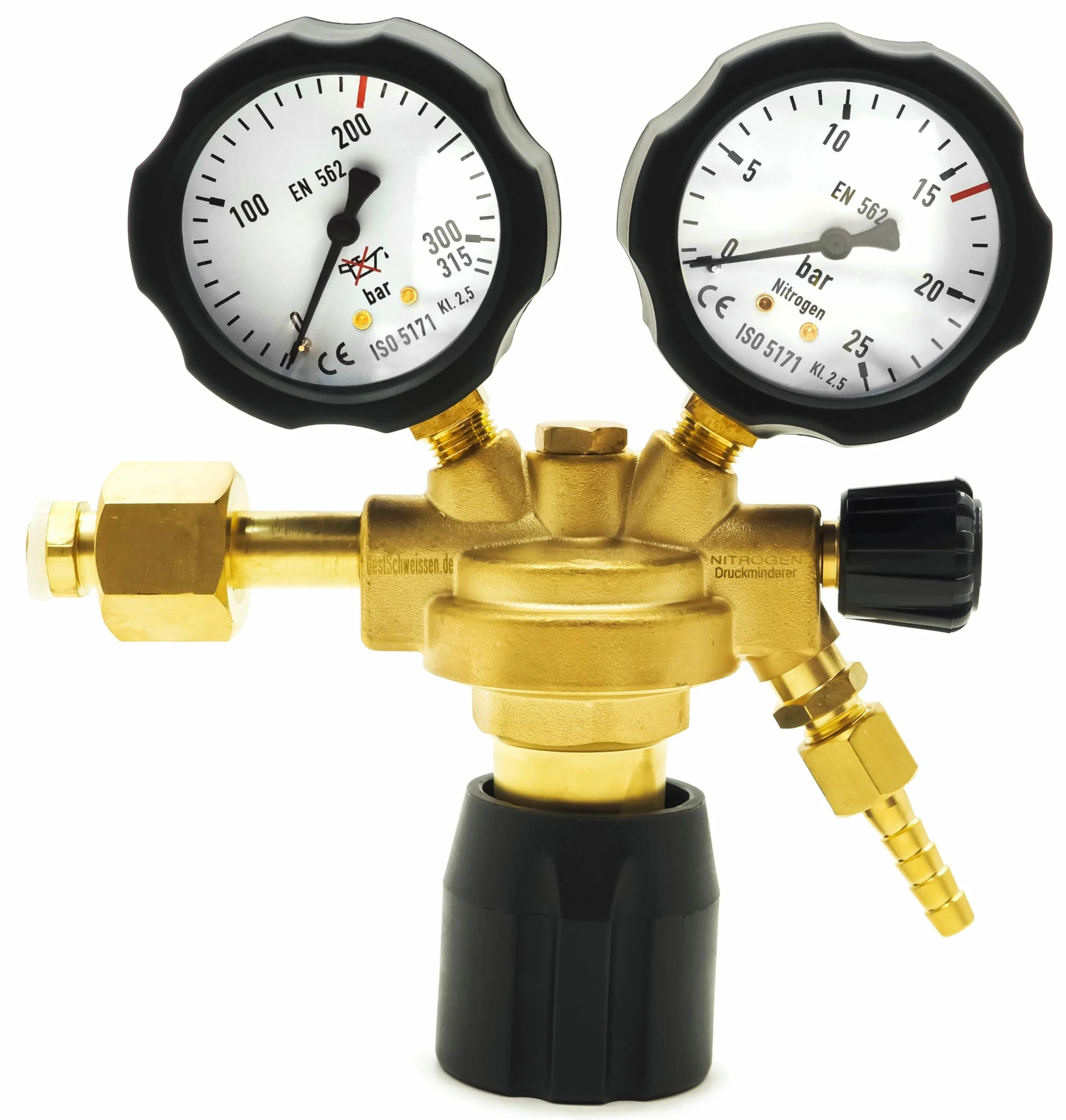 Bombola Gas Azoto Idrogeno 10 Litri 2m3 per Condizionatori Rilevazione Perdite + Riduttore 16 bar