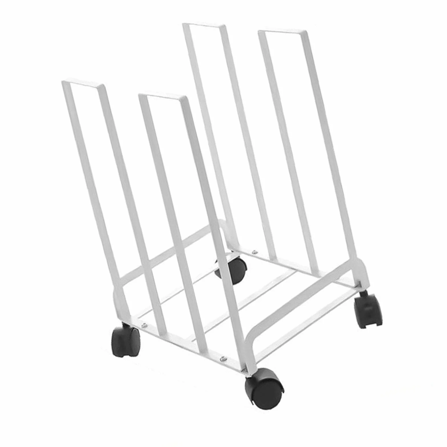 Carrello portaoggetti per Pannelli da Studio Scaffale in Metallo con Fessure divisorie per Cartone e Esigenze Accesso stoccaggio Pannelli Portadocumenti divisorio Portarotoli