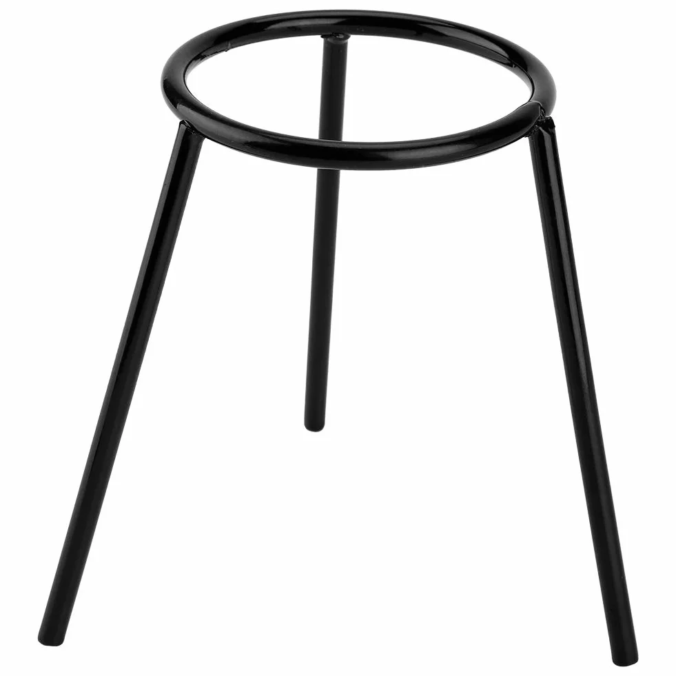 Supporto per Becco Bunsen, Treppiede Laboratorio, Acciaio Ad Alta Durezza, Riscaldamento con Lampada Ad Alcool, Educazione Fisica e Chimica, Acciaio Inossidabile, Anelli di