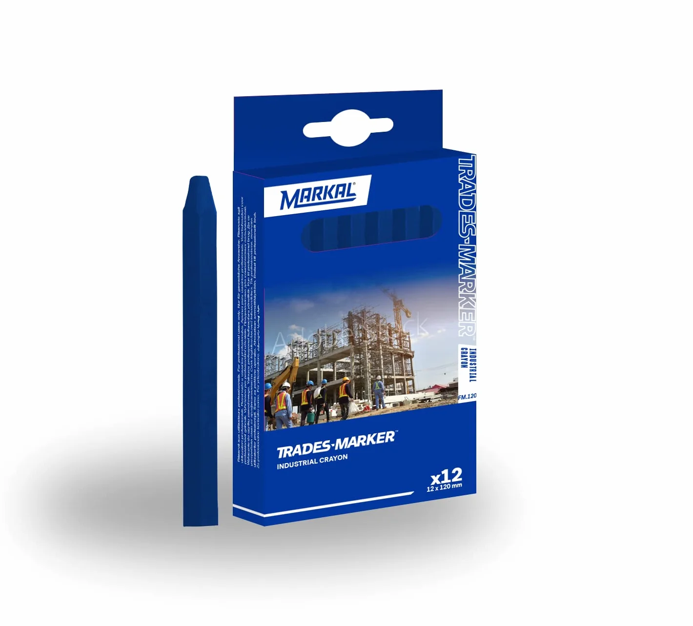Markal 44010400 FM. 120 pastelli, blu (confezione da 12)