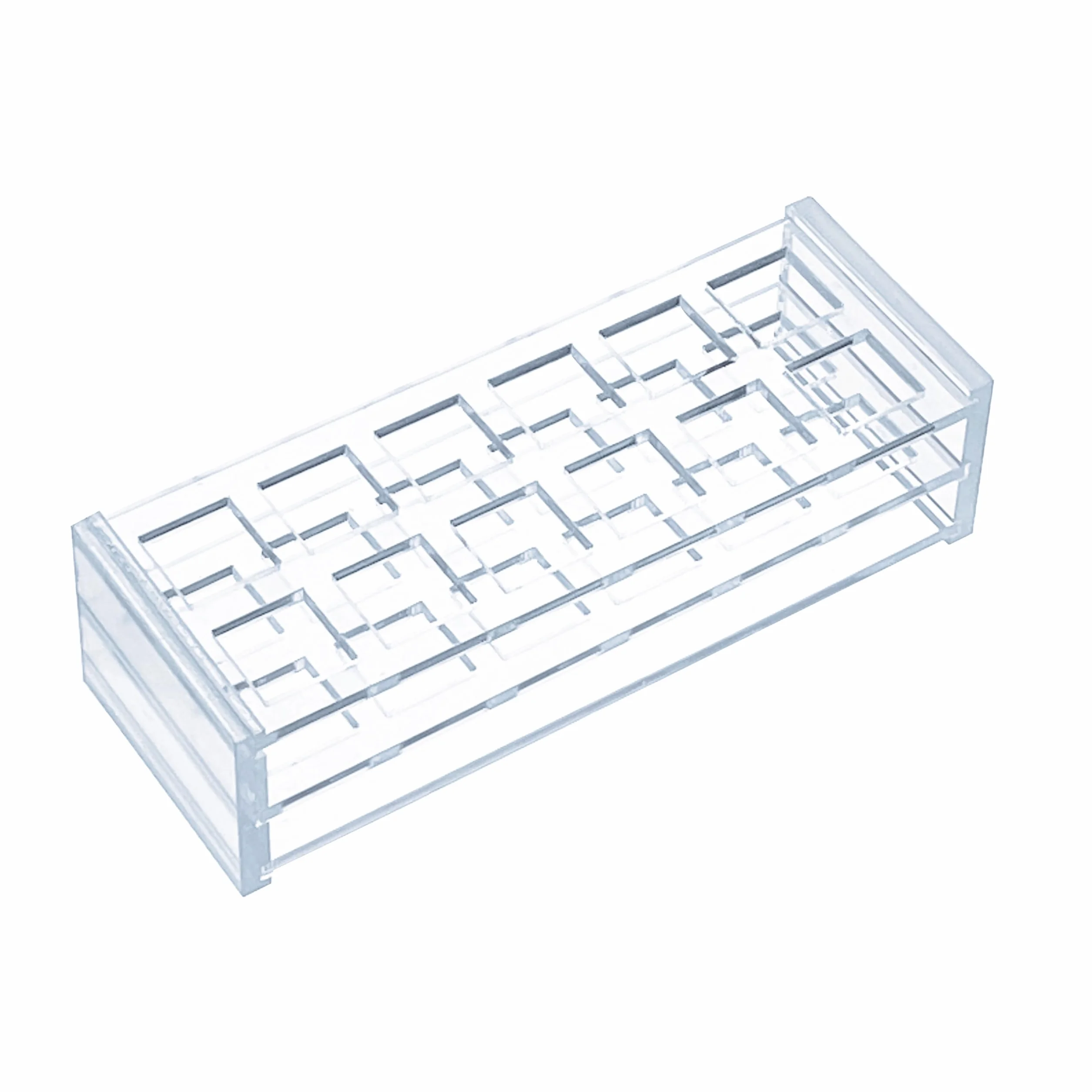 MUHWA Porta cuvette in acrilico 10 mm percorso ottico 12 posti