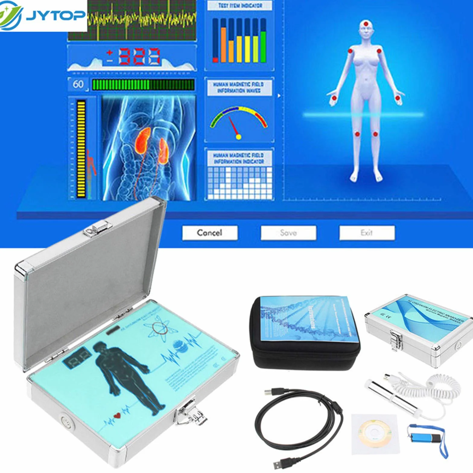 CareforYou Quantum Magnetic Resonance Health Body Analyzer di sesta generazione Tedesca 45 Relazione