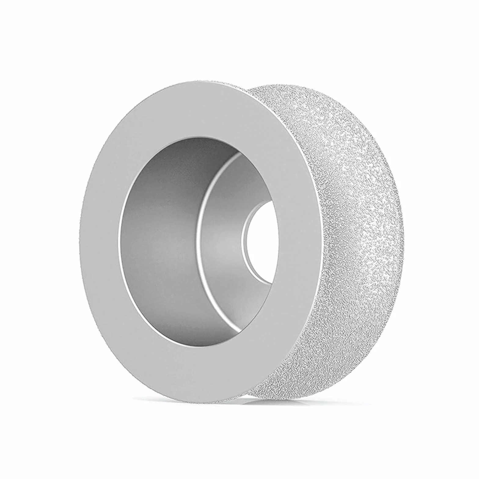 Mola Diamantata Brasata 7.3cm Diametro Esterno, Disco Abrasivo Concavo per Ceramica Marmo Granito Vetro