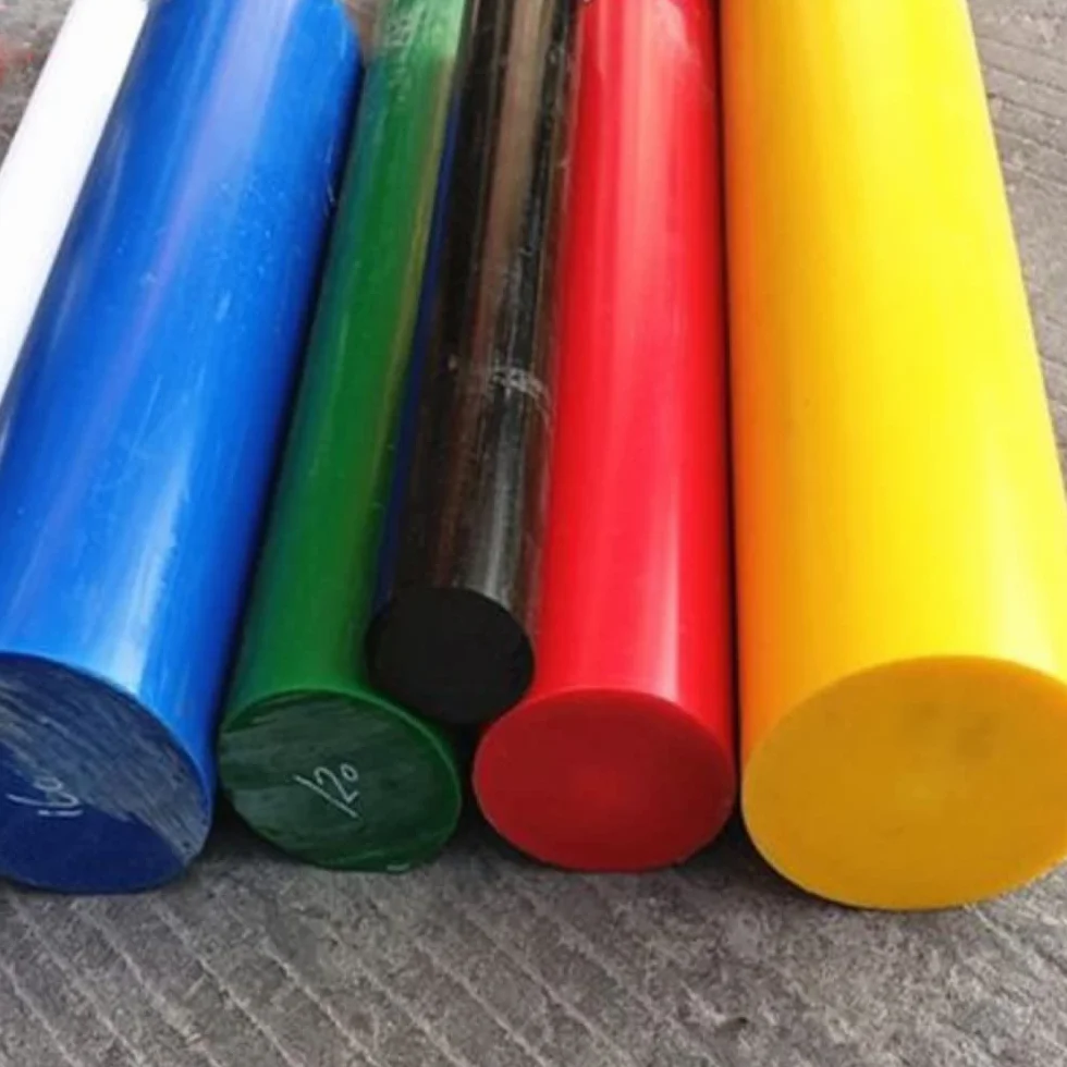 Asta rotonda POM 6 mm diametro 1 m 2 pezzi bianco