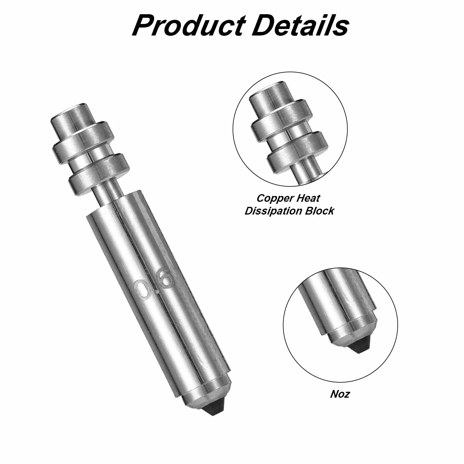 7pz di Set Ugelli per Kobra X, Ugelli in Acciaio Ricambio con Copertura in Silicone e Spazzole Kit Testina Stampa Dell'Estrusore a Sgancio Rapido per Kobra X (0,4mm, 0,6mm, 0,8mm)