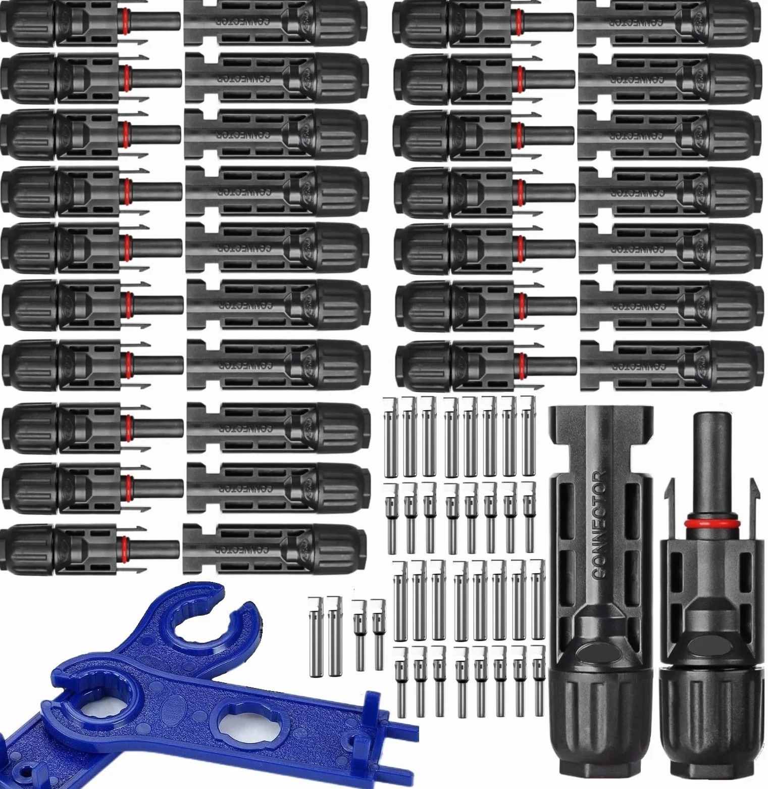Set 18 paia connettori solari IP67 impermeabile spina PV 6mm2 4mm2 impianto solare