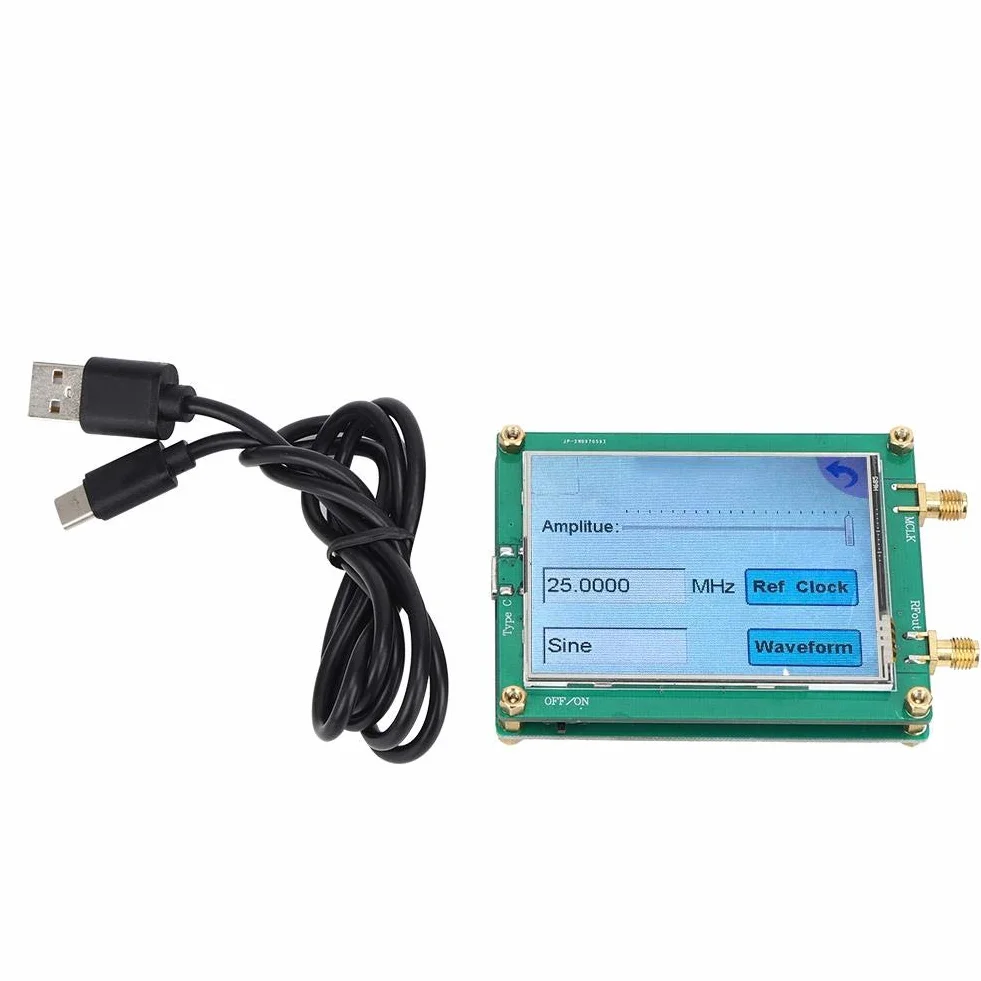 Generatore di segnale, generatore DDS Full Touch Screen TFT AD9833 per onda sinusoidale/triangolare/quadrata
