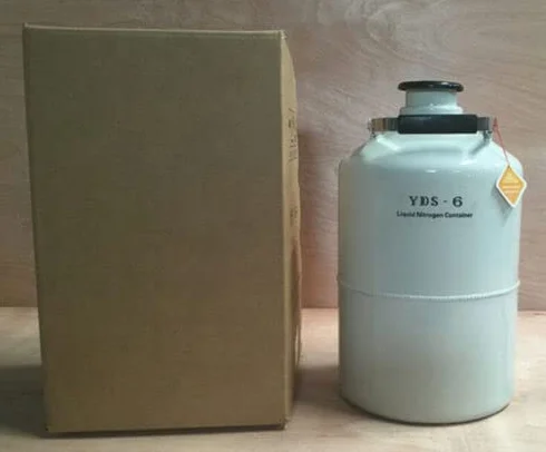 Serbatoio criogenico dell'azoto del contenitore del carro armato dell'azoto liquido 6L YDS-6 w/cinghie
