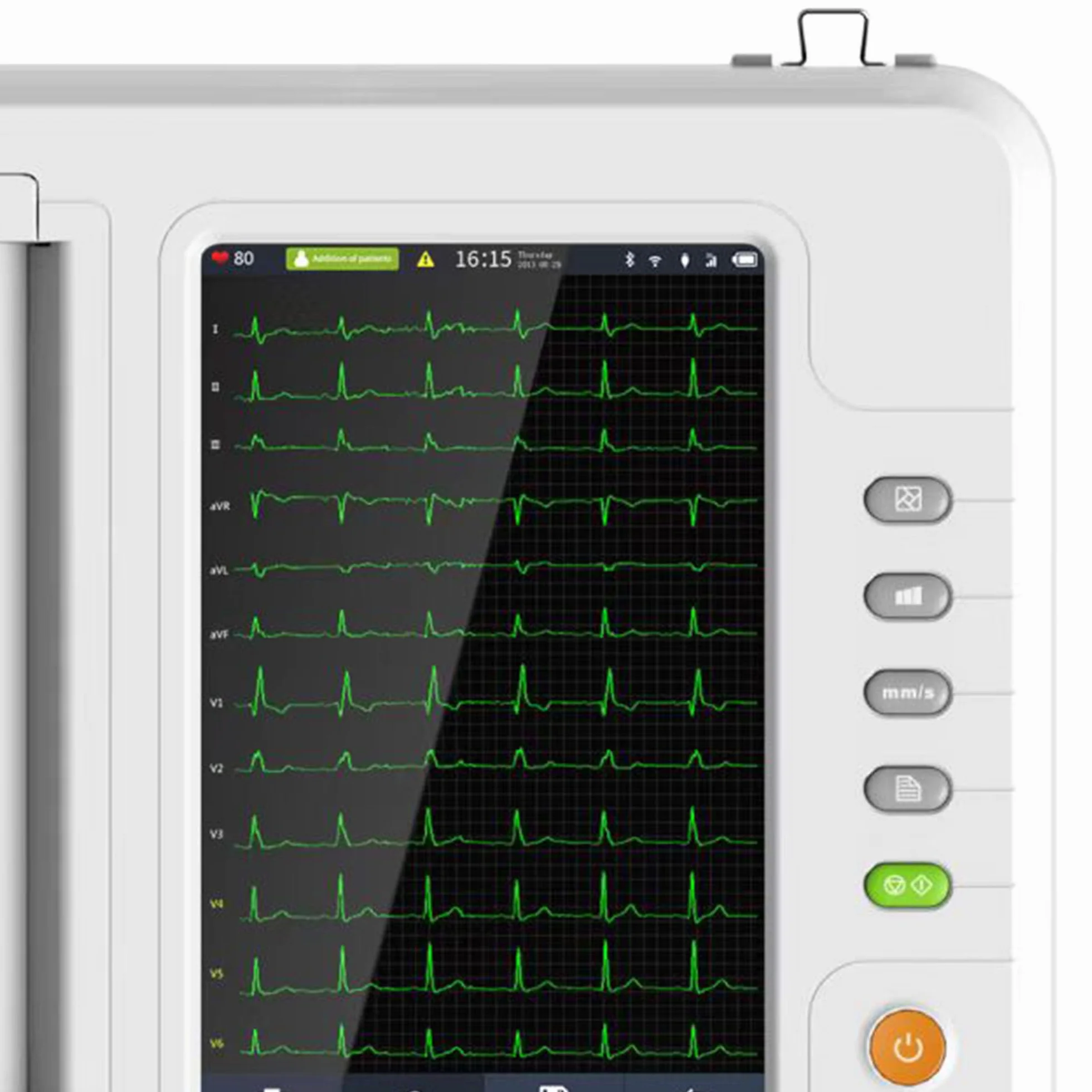 GIMA 33219 1212G 12 Canali ECG Contec con Display, 34 cm x 32 cm x 8.6 cm