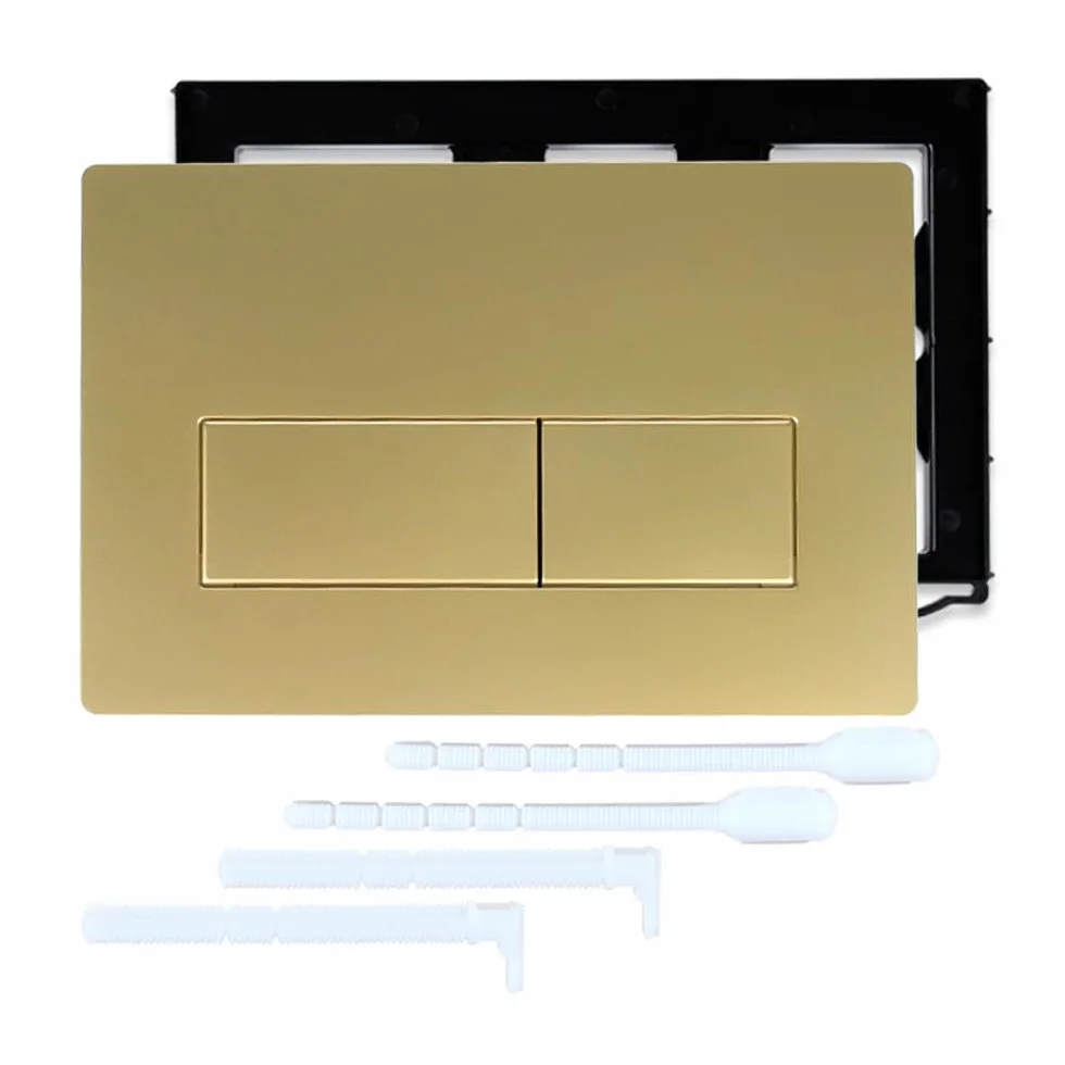 Piastra per WC Geberit Sigma UP300 UP320 doppio risciacquo oro