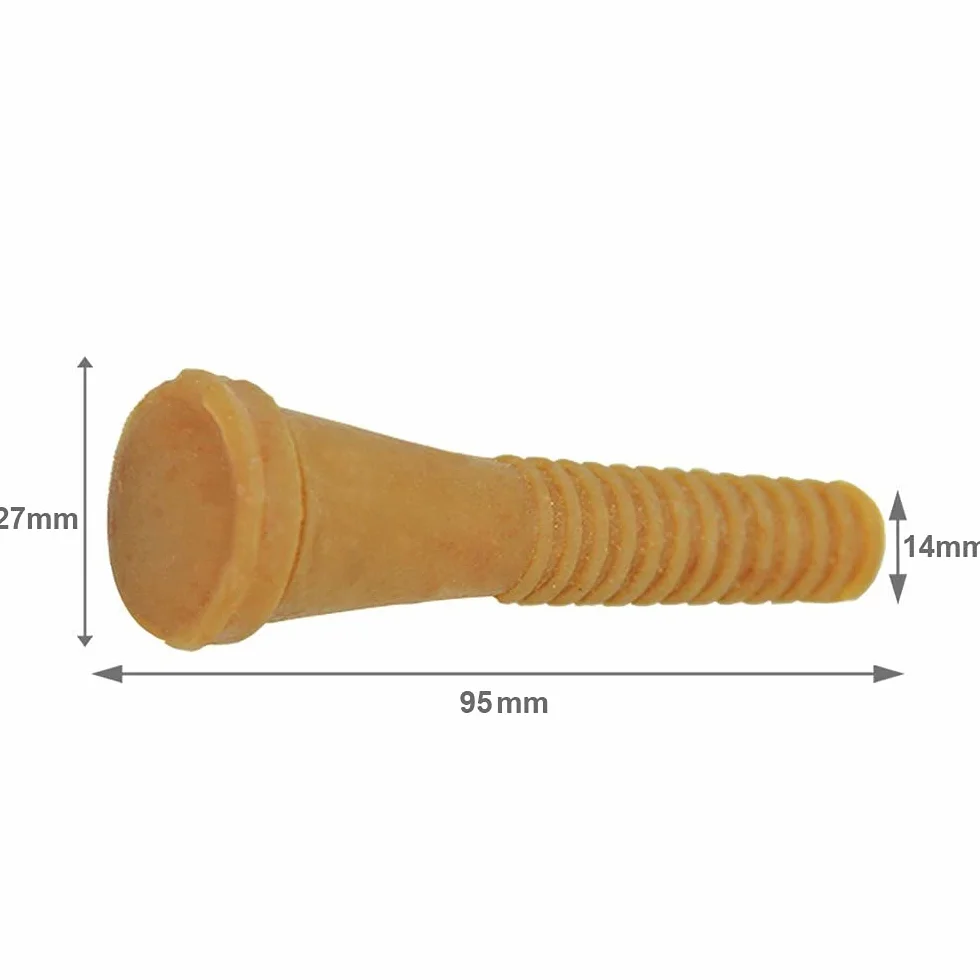 Easy Media 50 Dita da cm 9,5 in Gomma di Ricambio per Macchina spiumatrice ditoni per spenna polli, Galline, Anatre