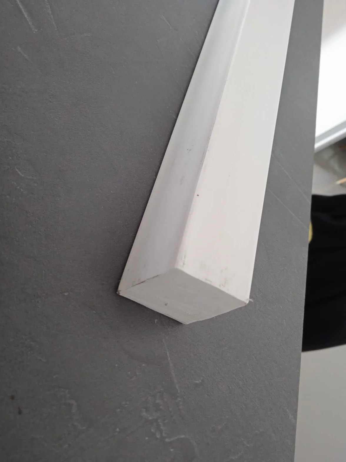 Barra PVC Quadrata Bianca 20x20x1000 mm