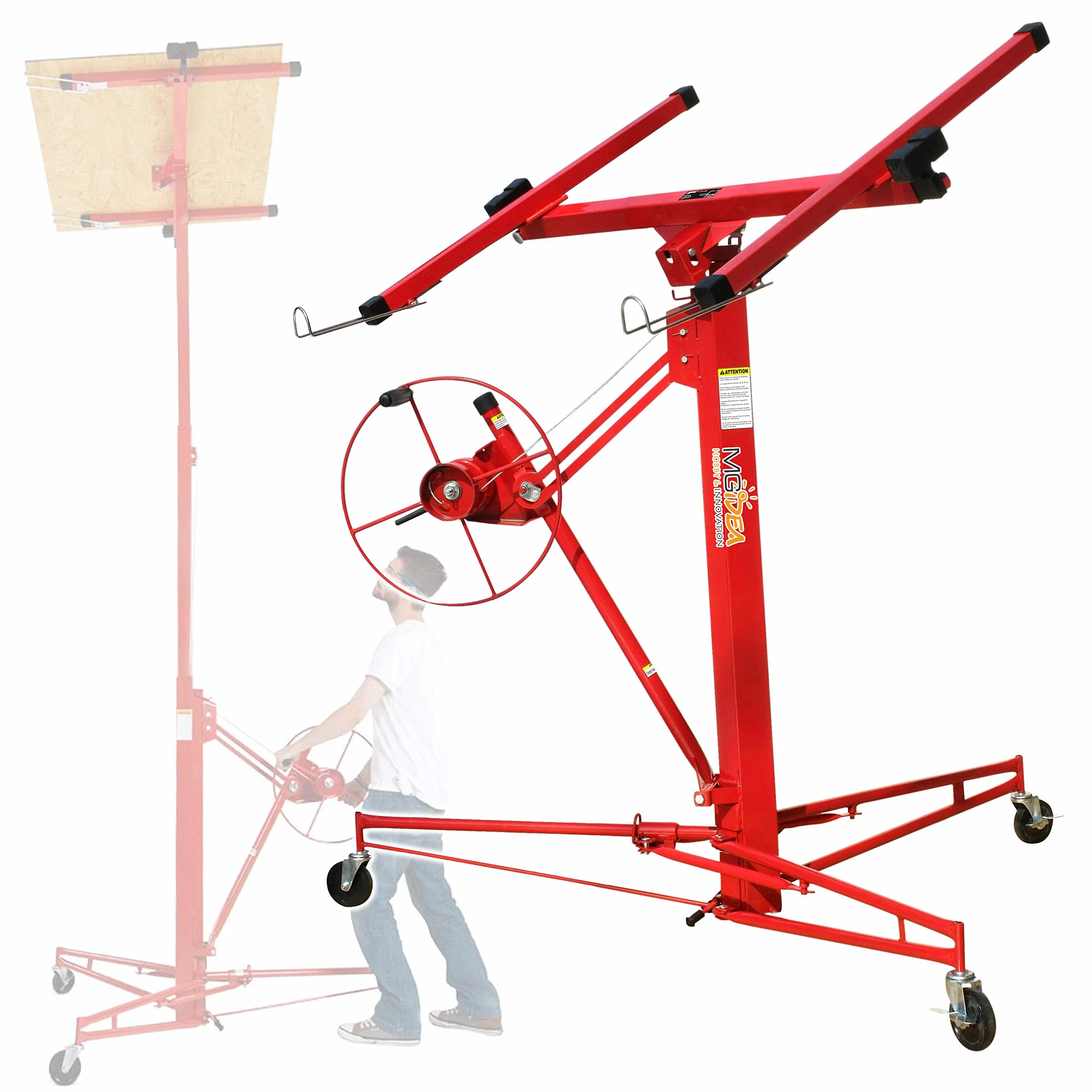 ALZALASTRE CARTONGESSO PANNELLI SOLLEVATORE XXL PARETE LASTRE PANNELLO CARRELLO con certificazione CE